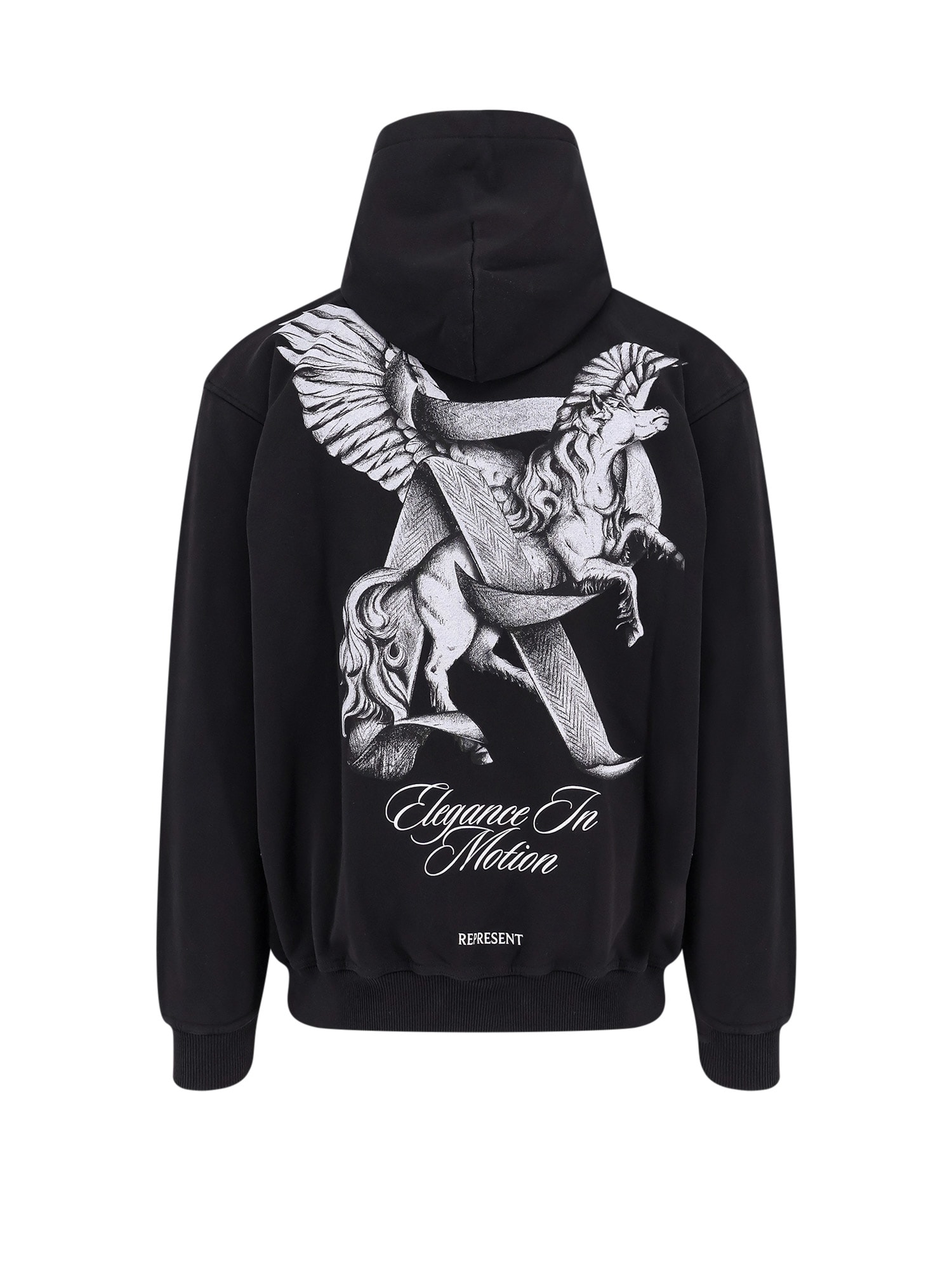 Shop Represent Elegance In Motion Sweatshirt In Black