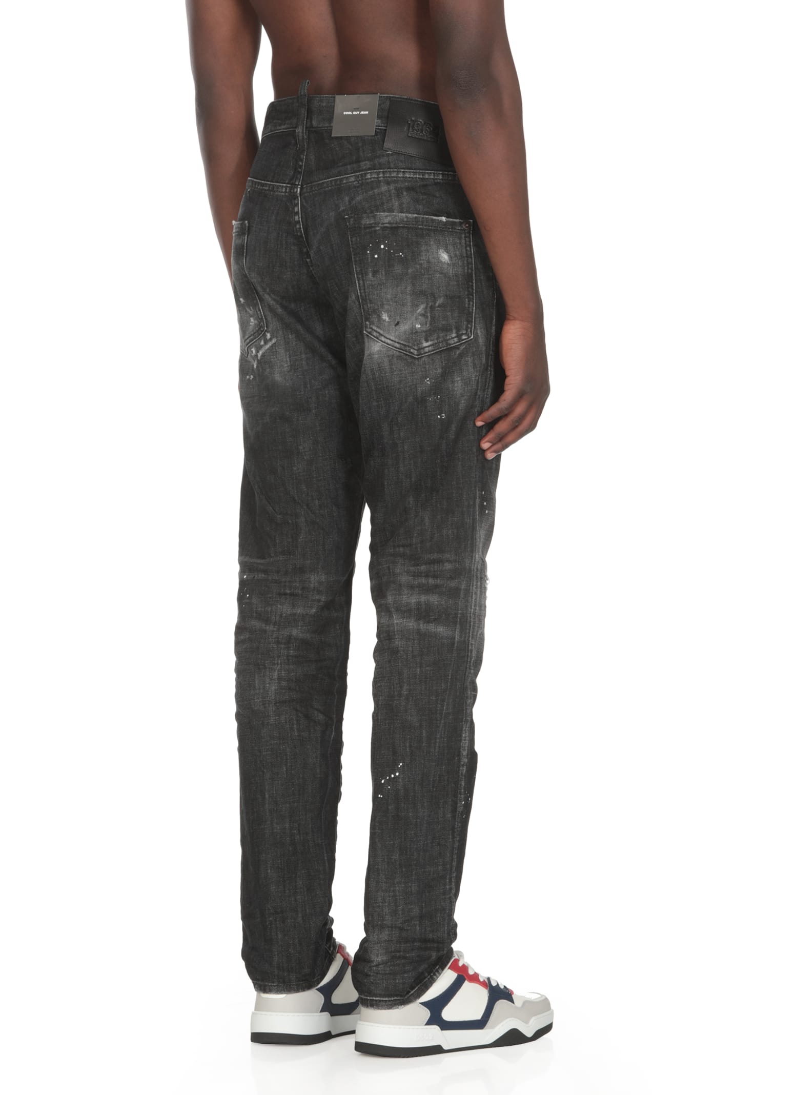 Shop Dsquared2 Cool Guy Jeans In Black