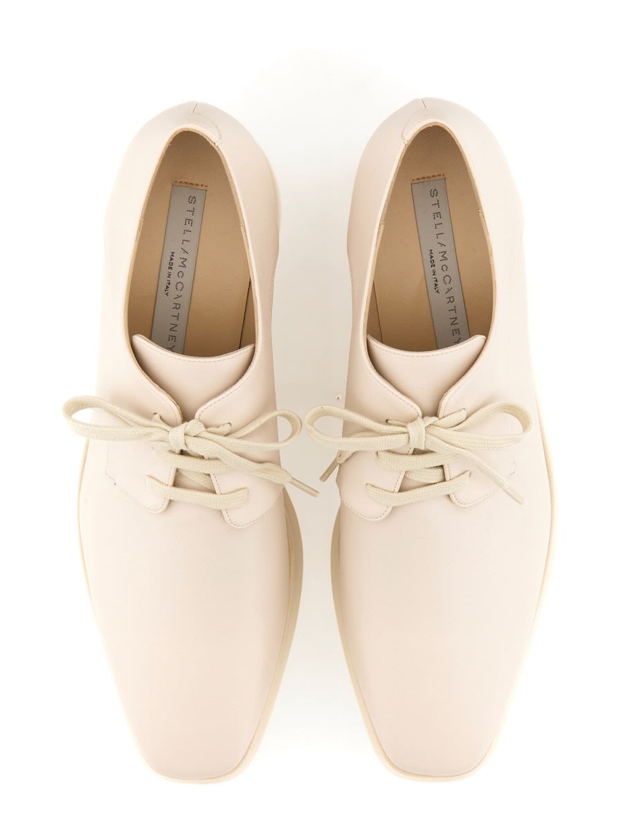 Shop Stella Mccartney Lace-up Elyse In White