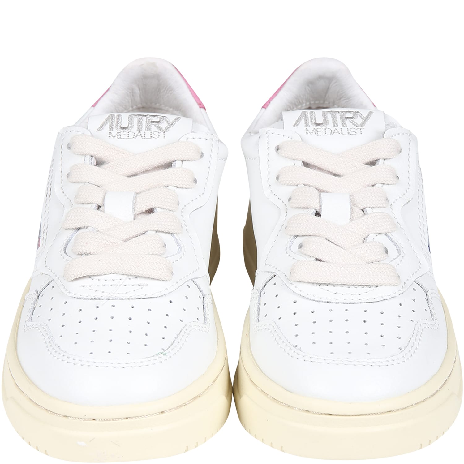 Shop Autry White Sneakers For Girl With Logo