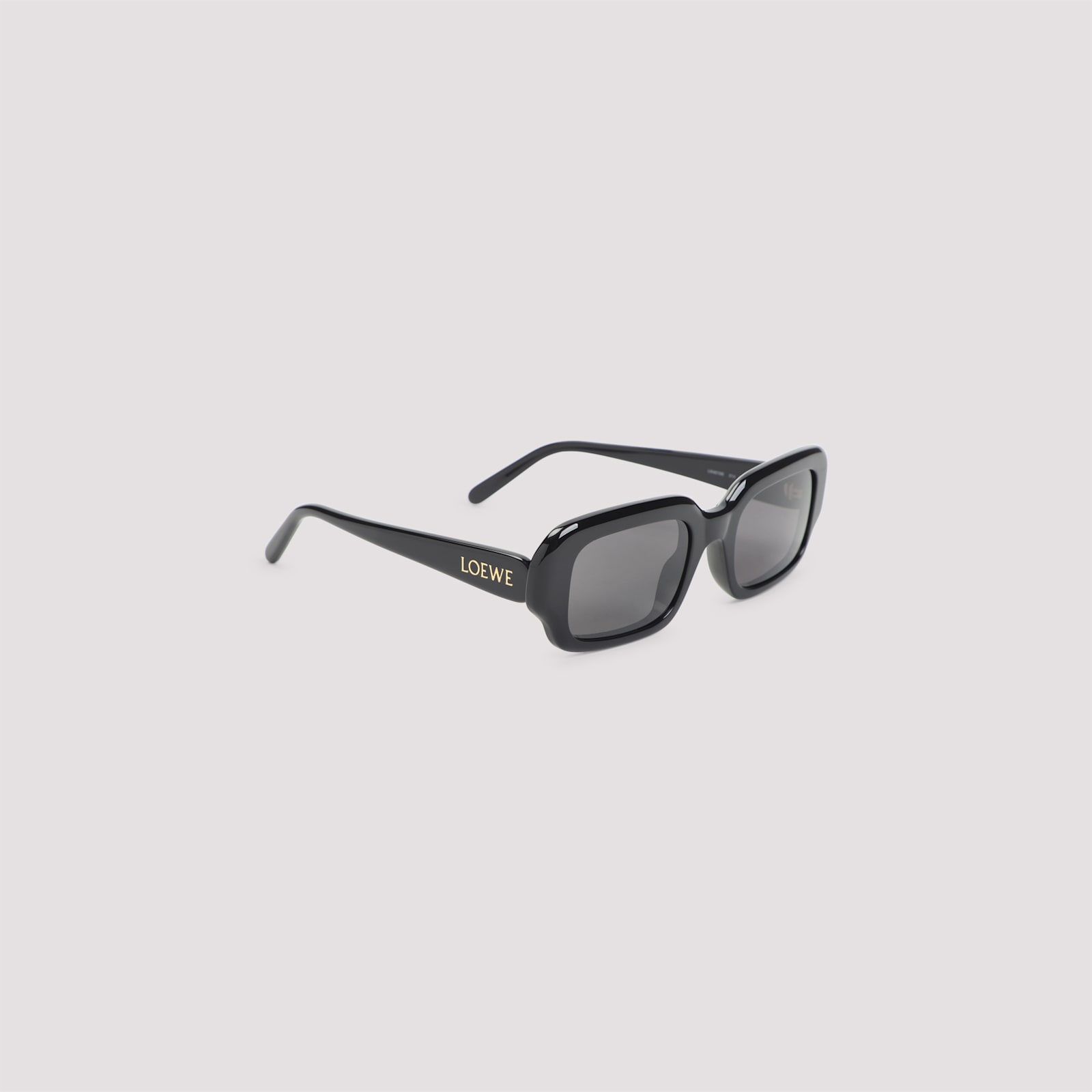 Loewe Rectangular Slim Sunglasses In Black