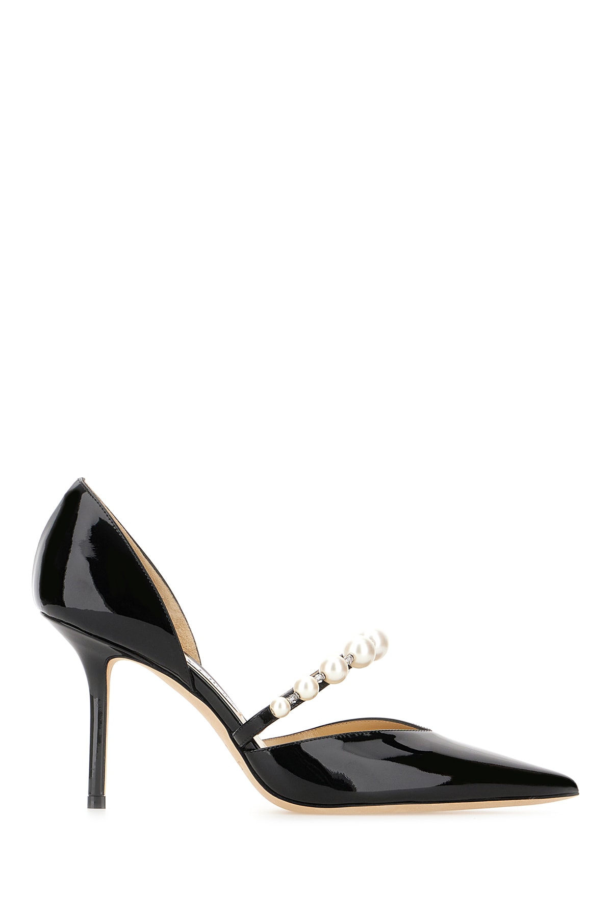 Black Leather Aurelie Pumps