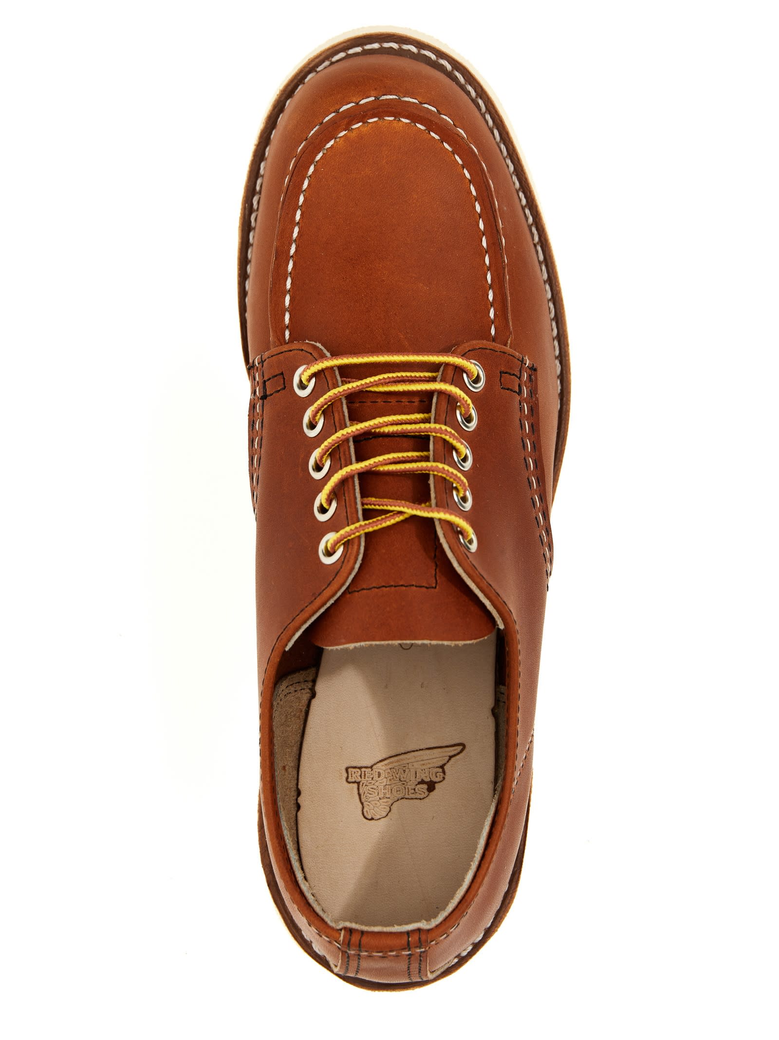 Shop Red Wing Shop Moc Oxford Lace Up Shoes In Brown