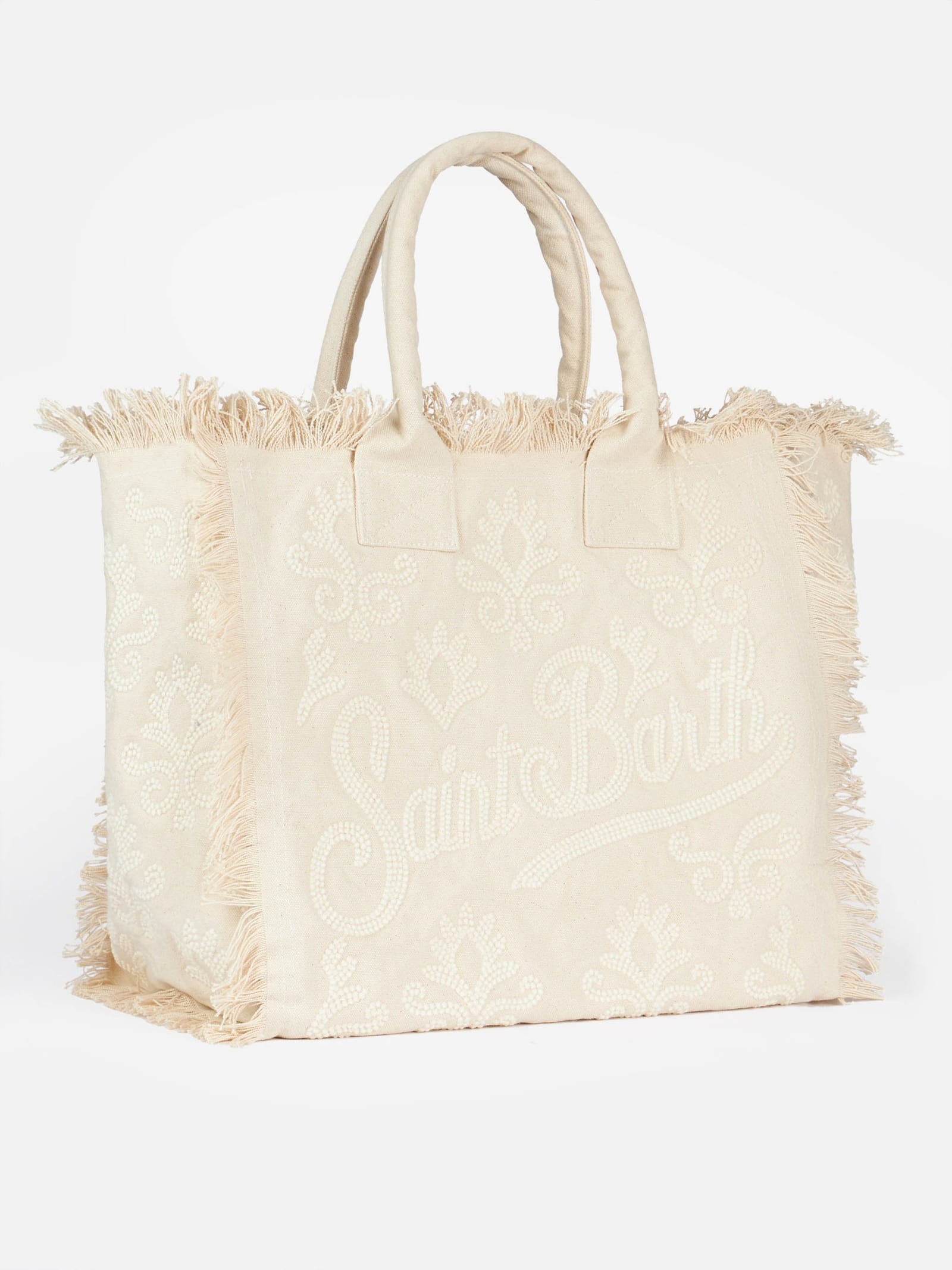 Shop Mc2 Saint Barth Vanity Rug White Tote Bag