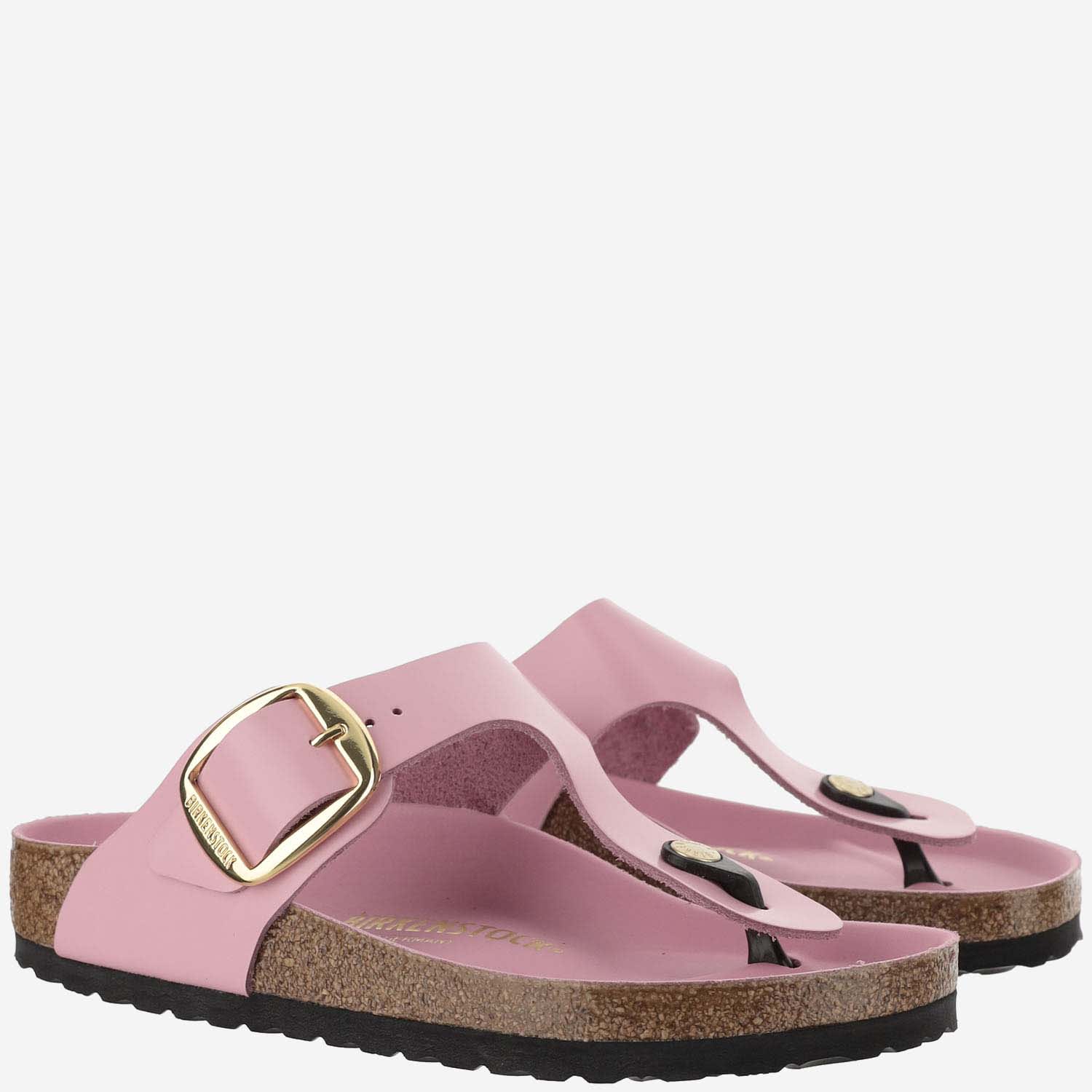 Shop Birkenstock Gizeh Big Buckle Sandals In Pink