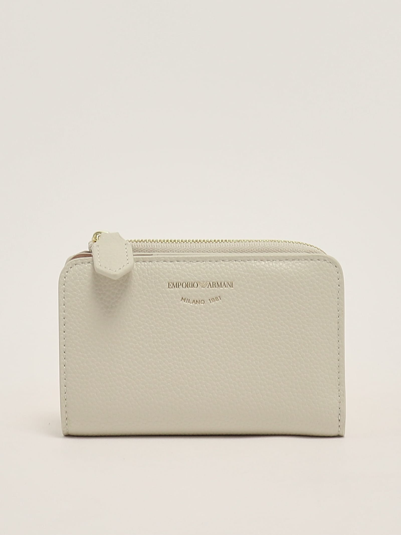 Emporio Armani Poliestere Wallet In Neutral