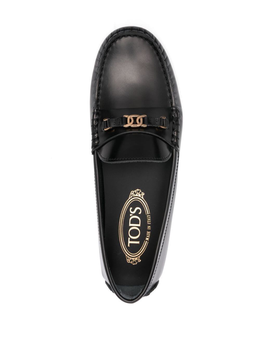 Shop Tod's Loafers In Black