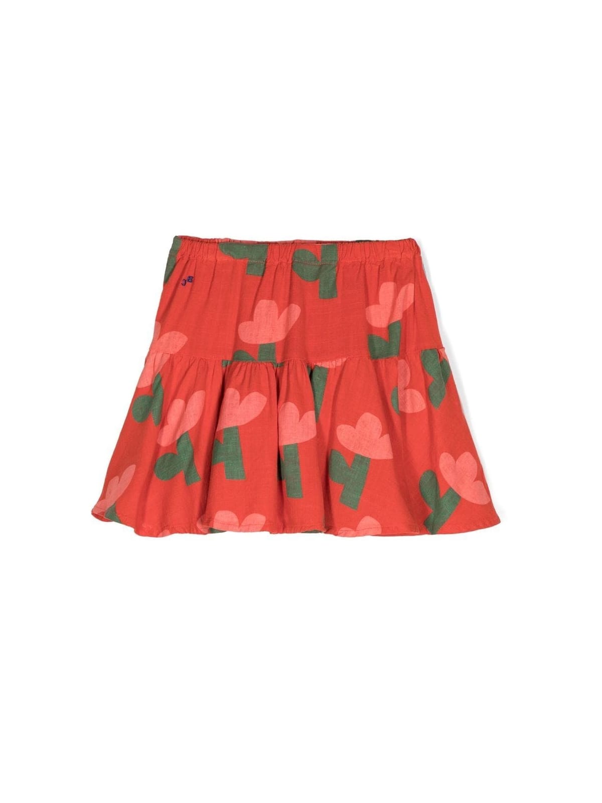 Shop Bobo Choses Sea Flower All Over Woven Skirt In Multi