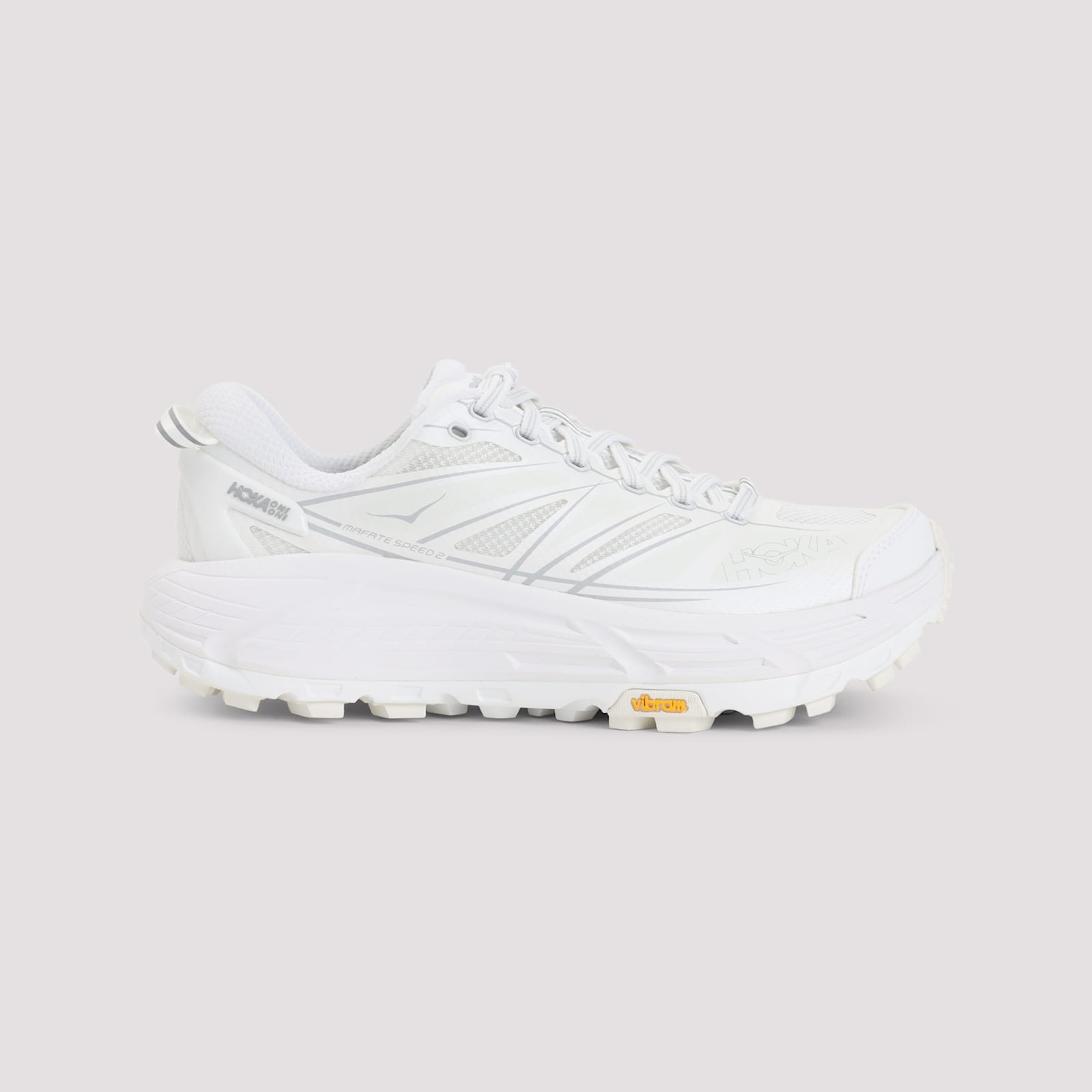 Hoka Mafate Speed 2 Sneakers In White Fabric