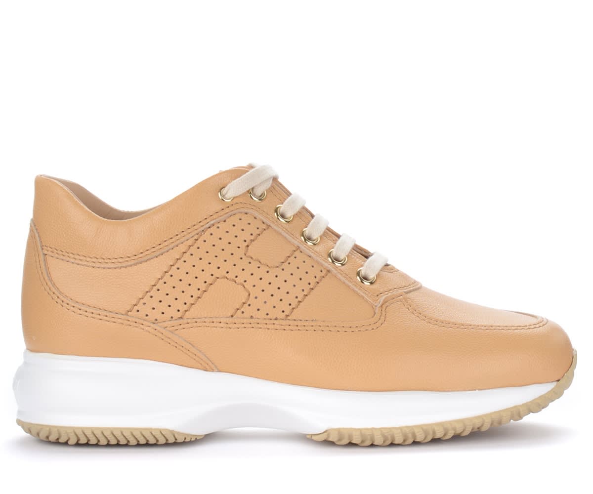 Hogan Interactive Sneaker In Leather Color Texturized Leather