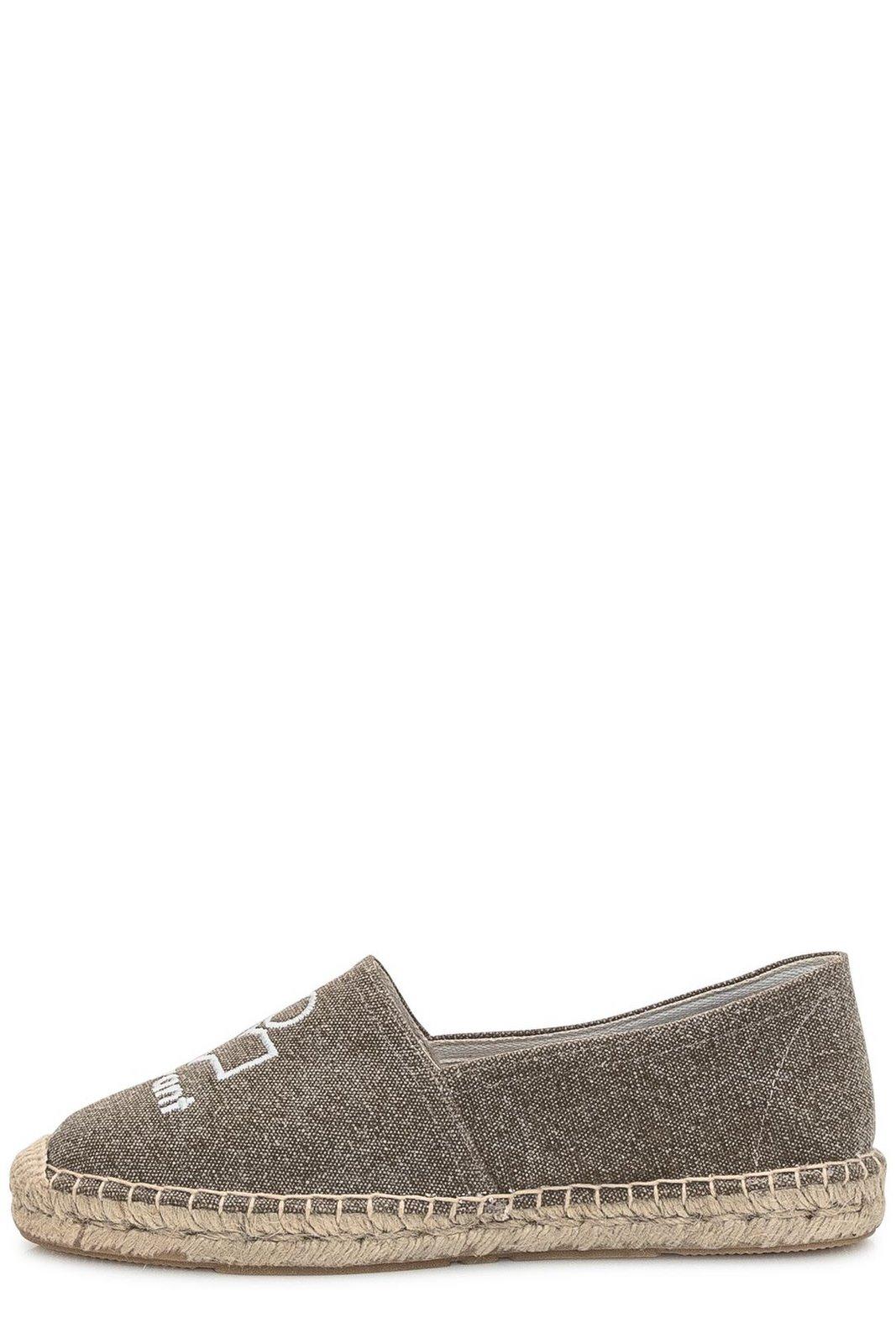 Isabel Marant Logo Embroidered Espadrilles