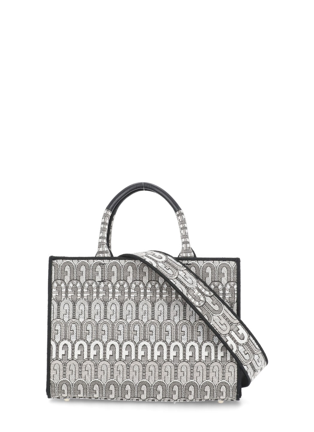 Shop Furla Opportunity Bag In Grey