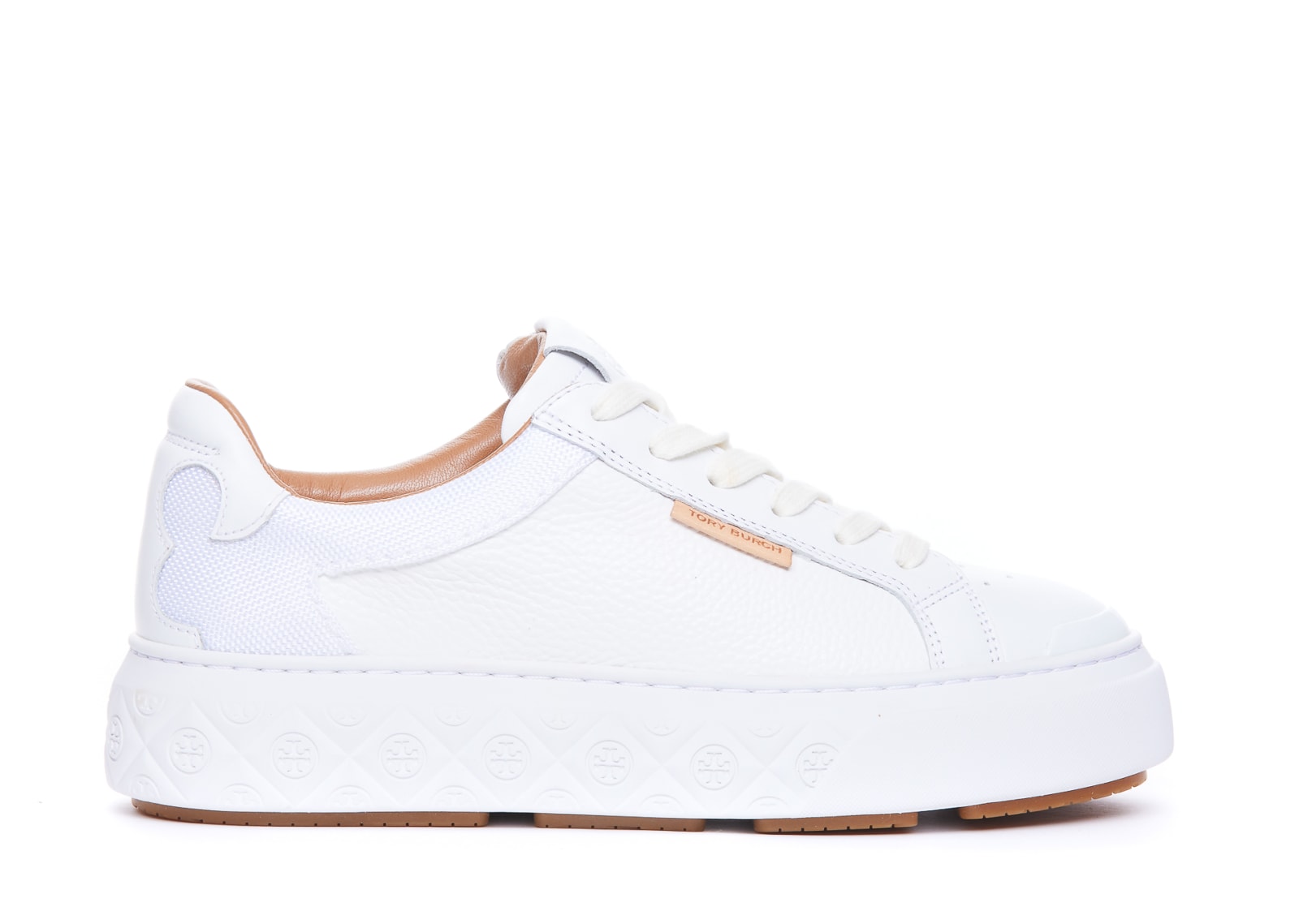 Shop Tory Burch Ladybug Sneakers In White