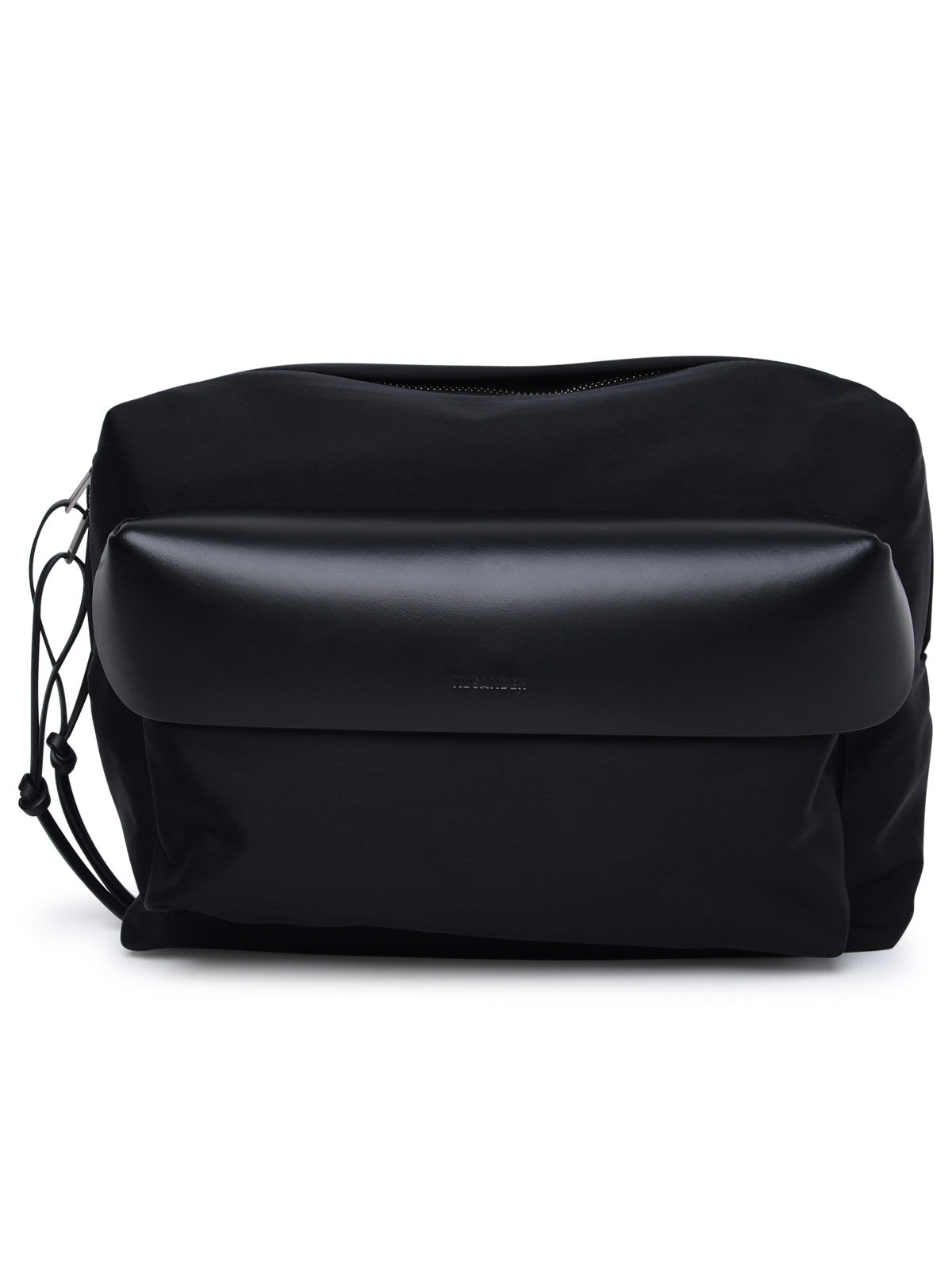 Shop Jil Sander Black Fabric Bag In Nero