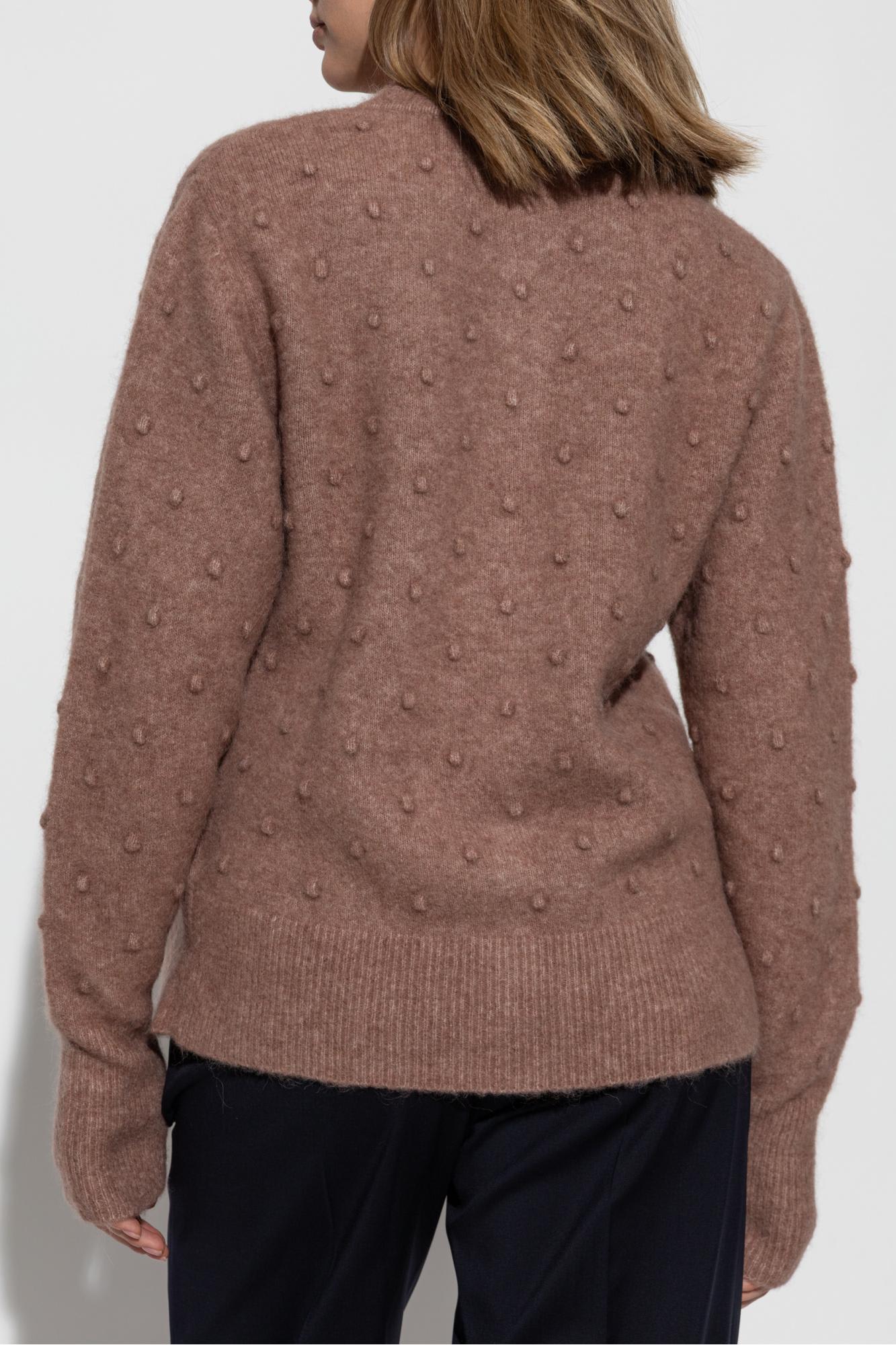 Vivienne Westwood Mens Blush Rubina Orb-embroidery Stretch-wool Blend Cardigan In Brown
