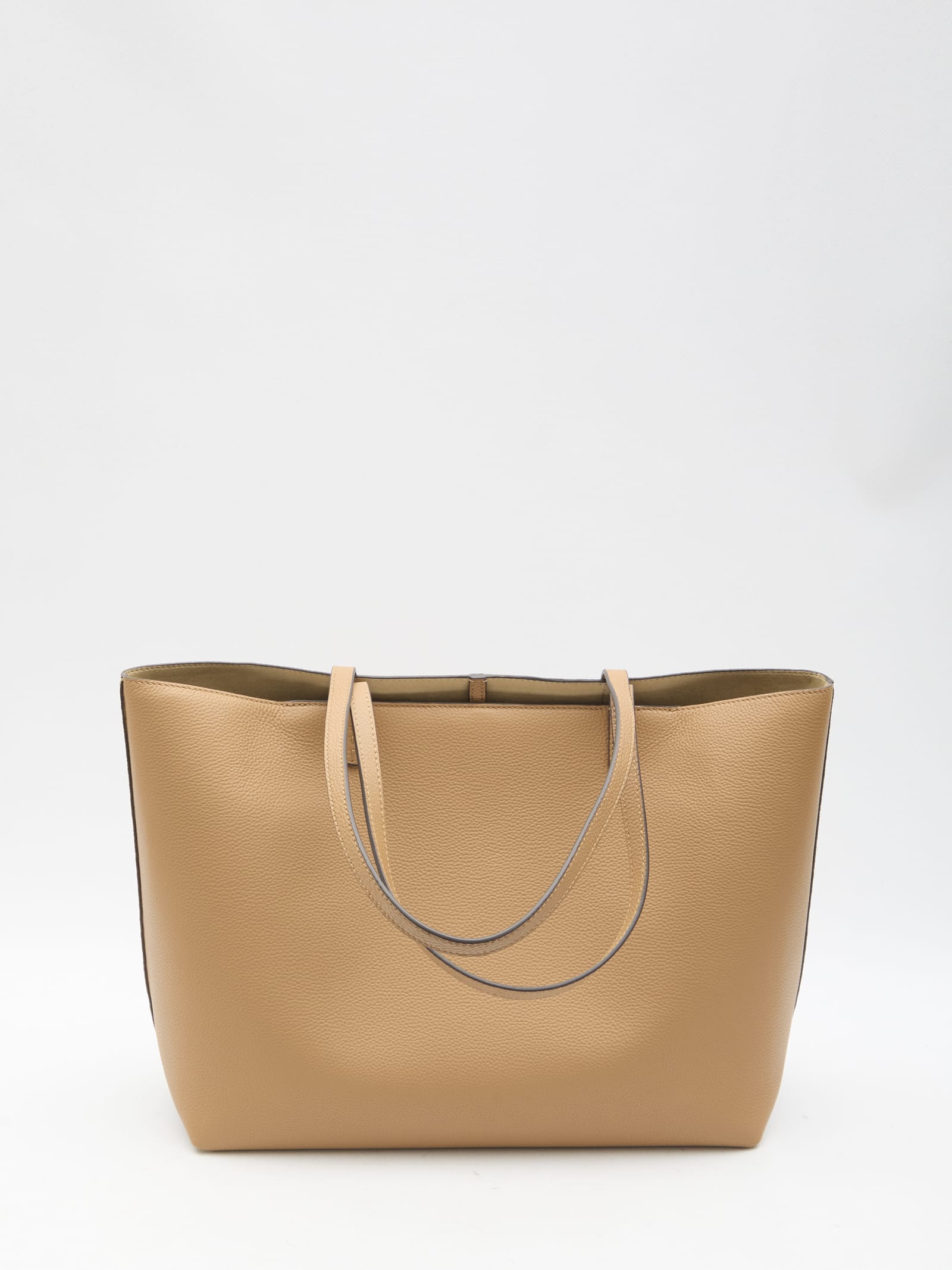 Shop Tory Burch Mcgraw Tote Bag In Brown