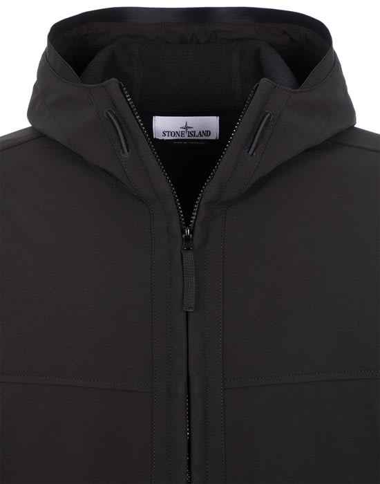 Shop Stone Island Light Outwear In Nero