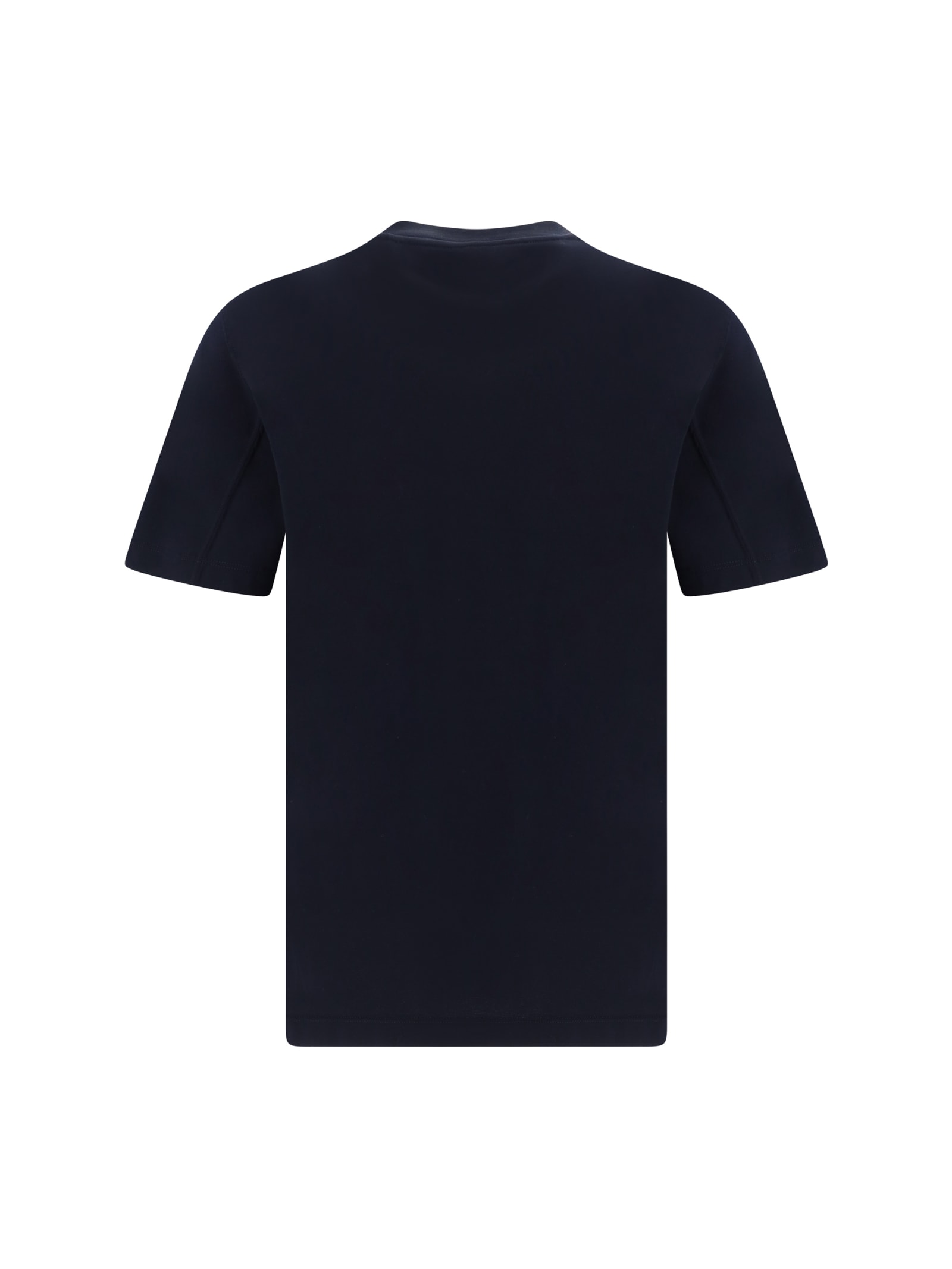 Shop Brunello Cucinelli T-shirt In Navy Grigio
