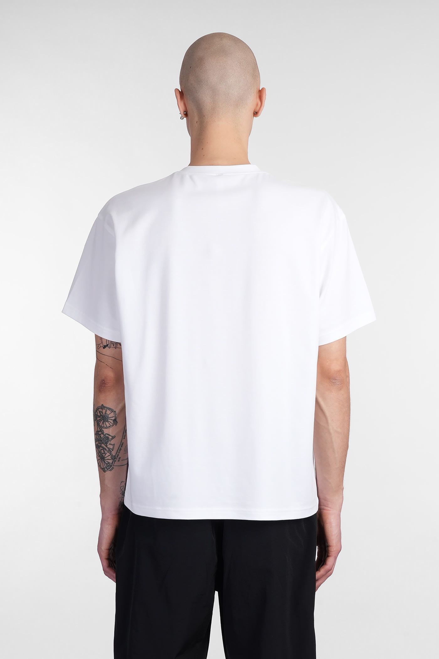 Attachment T-shirt In White Polyester In White