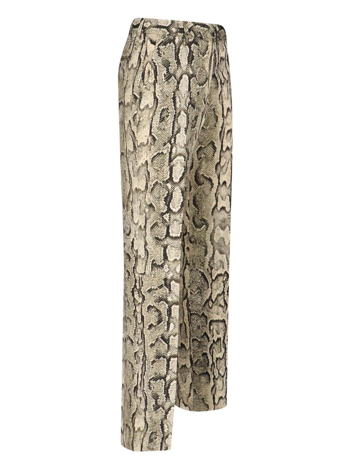 Dries Van Noten Straight Trousers With Belt Loops And Pockets In Neutral