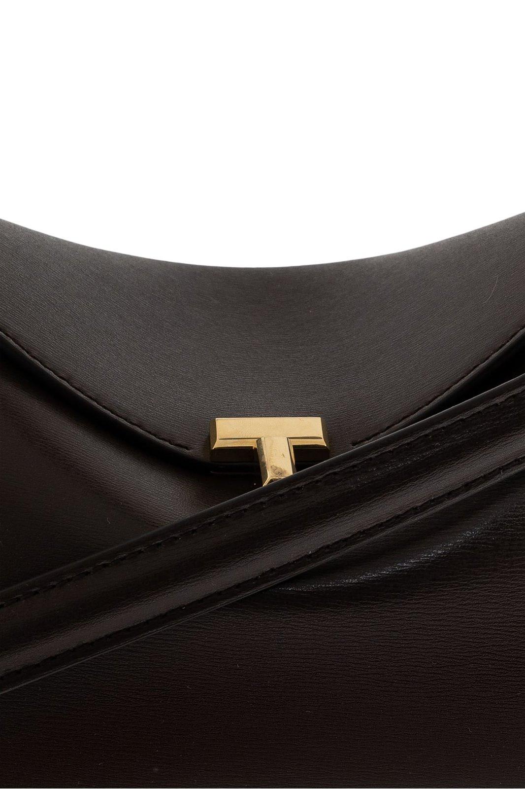 Totême T-lock Shoulder Bag In Bark