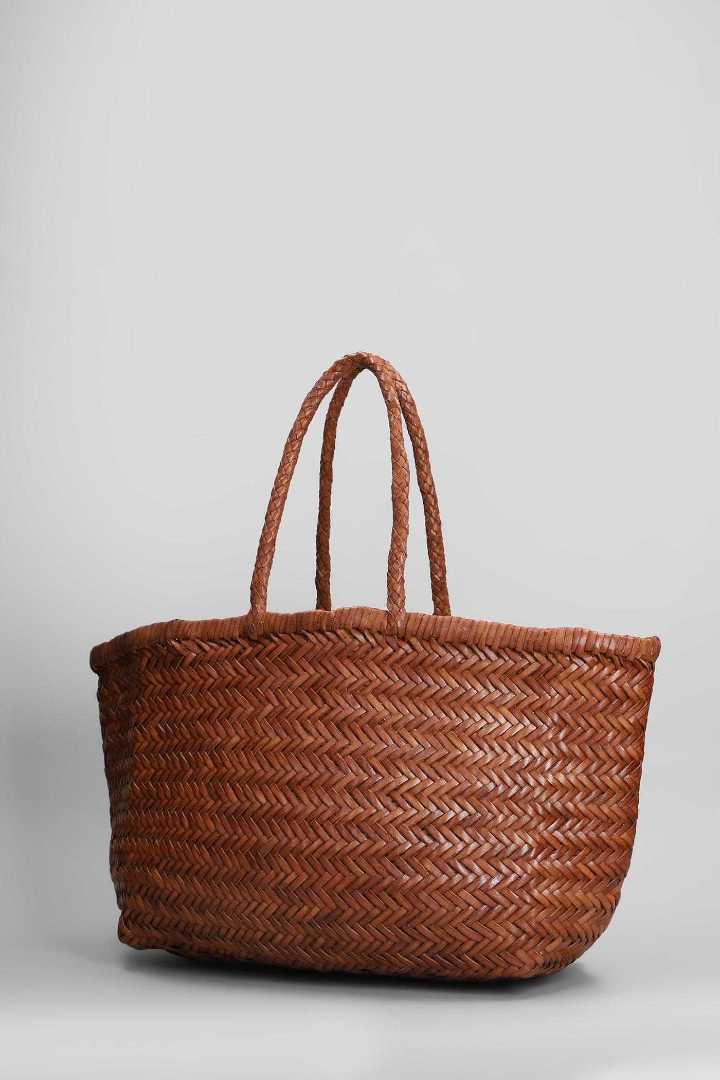 Dragon Diffusion Bamboo Triple Jump Tote In Leather Color Leather In Leather Color