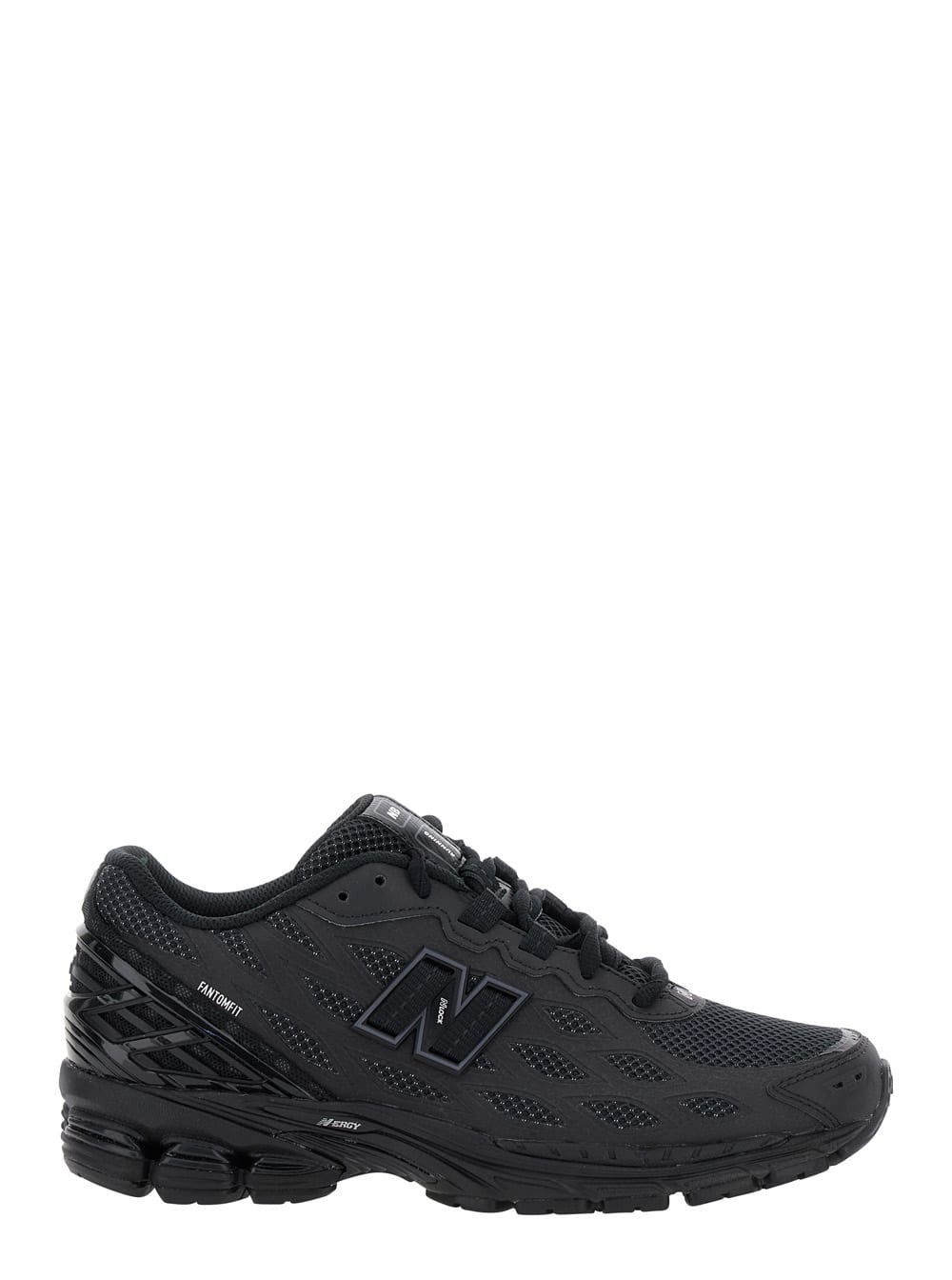 New Balance 1906 Black Sneaker With Mesh Design And Side Logo In Tech Fabric Unisex
