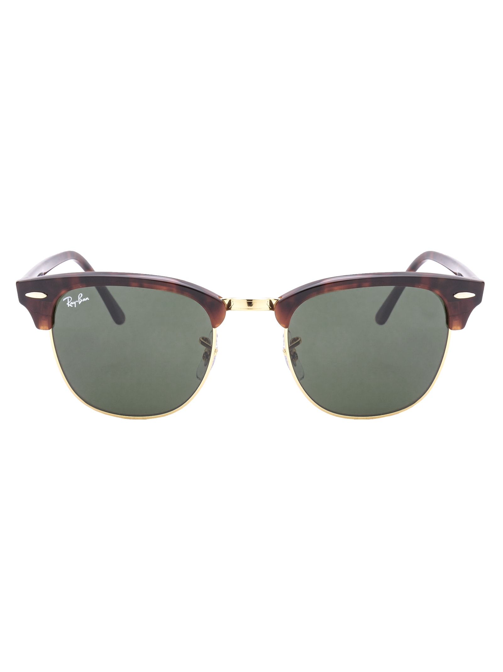 Ray Ban Clubmaster Sunglasses In W0366 Mock Tortoise On Arista