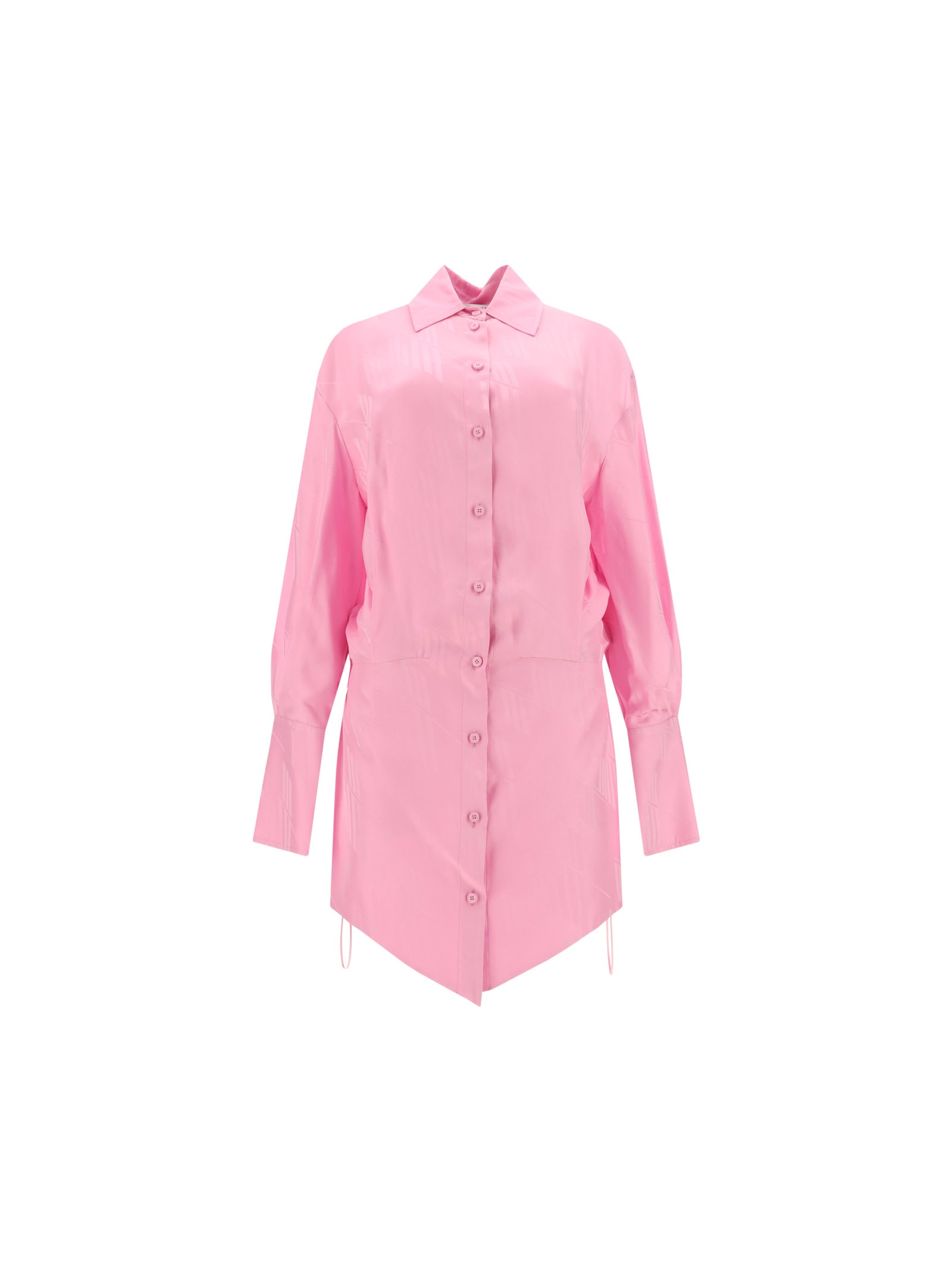 Shop Attico Mini Silvye Dress In Rosa
