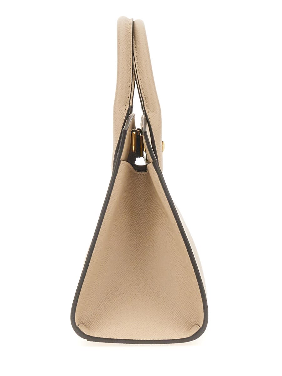 Shop Ferragamo Bag The Studio Box In Beige