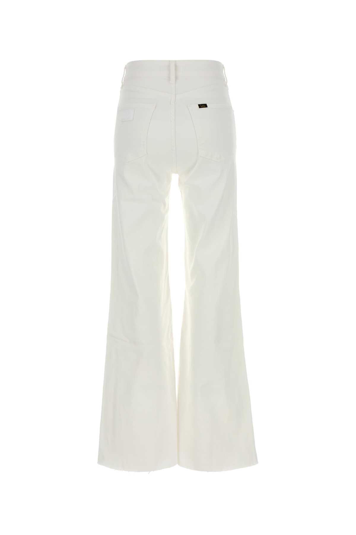 Lois White Stretch Denim Jeans In White