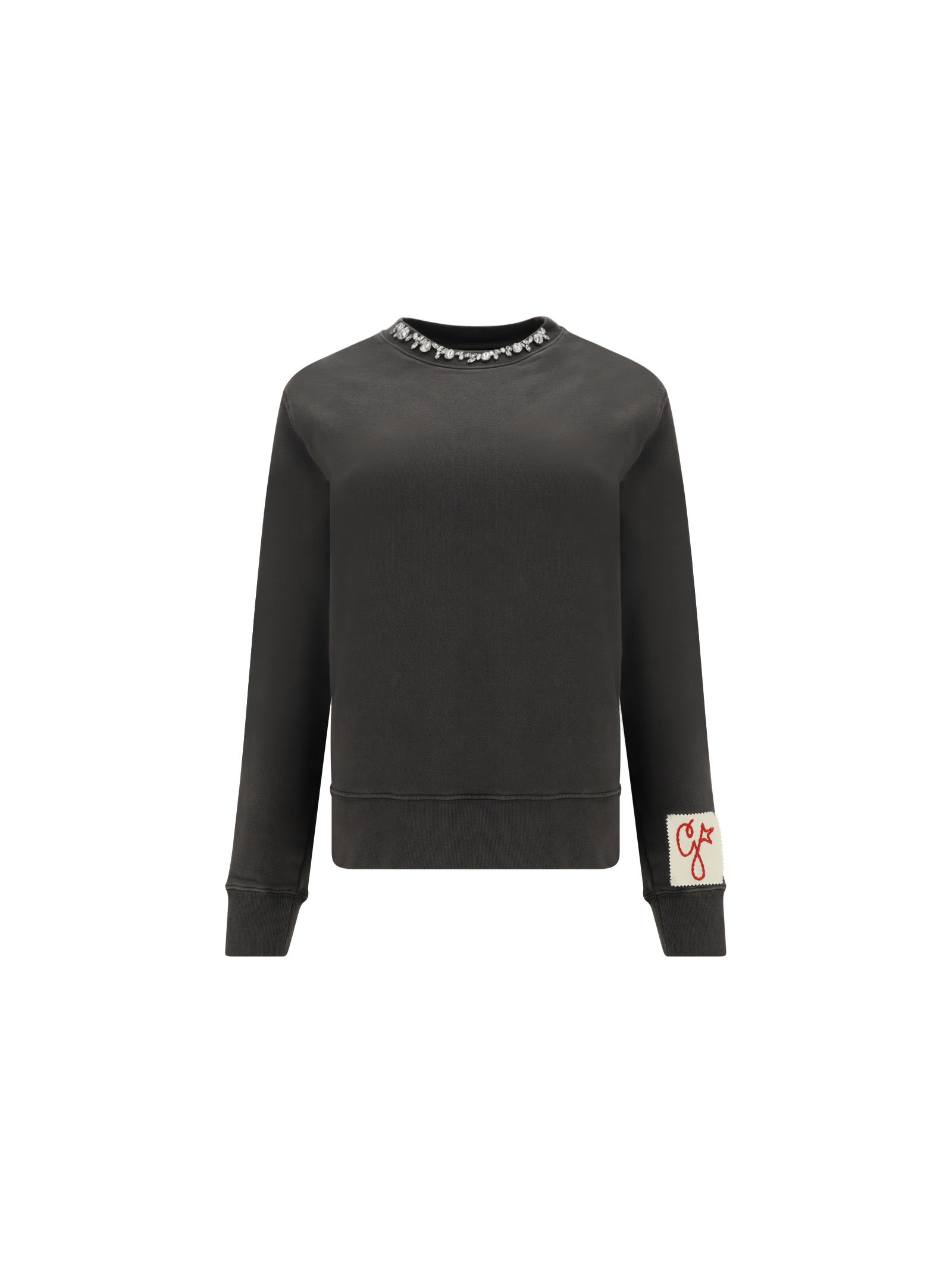 Shop Golden Goose Golden Sweatshirt In Grigio