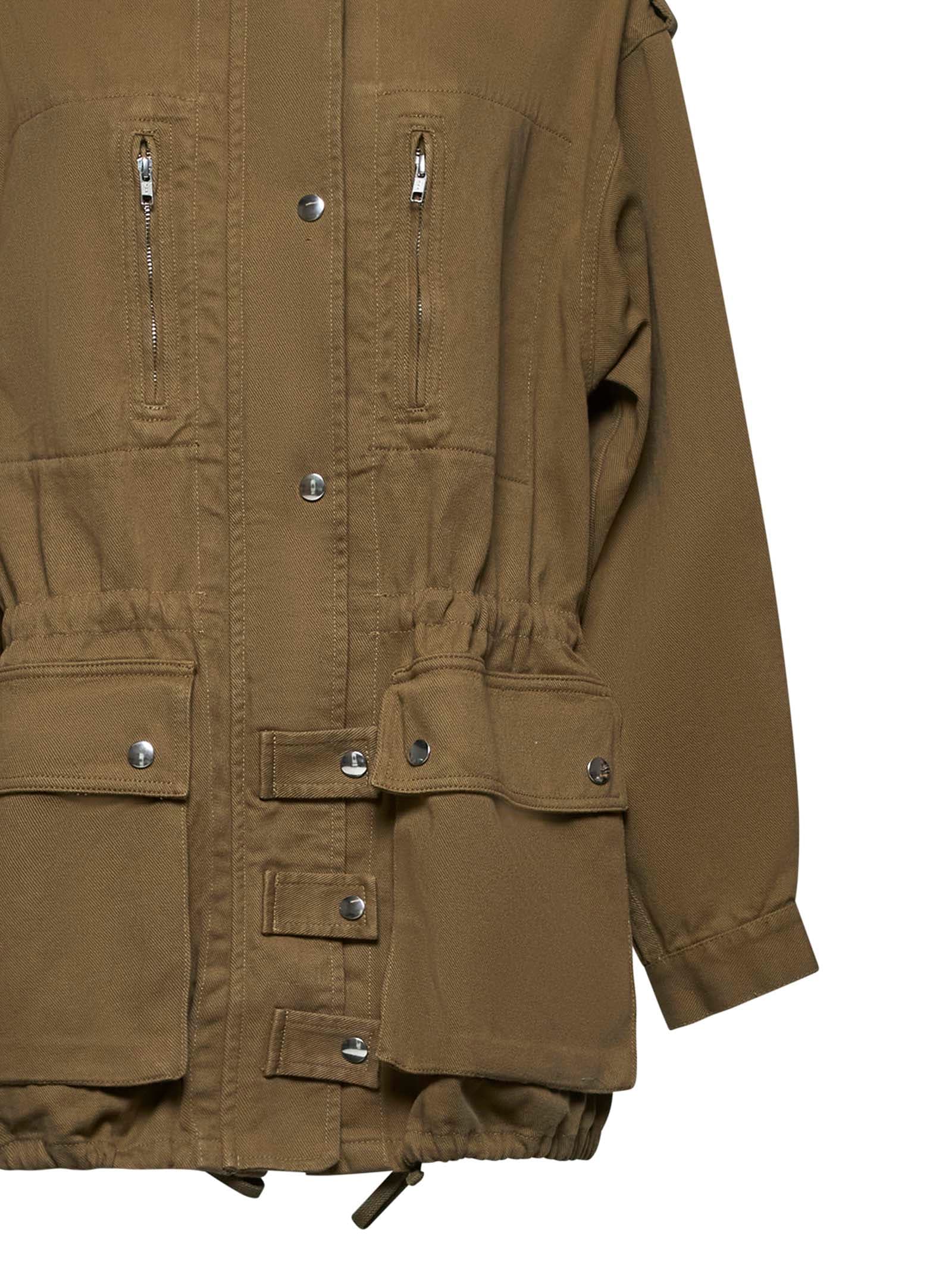 Shop Marant Etoile Jacket In Khaki