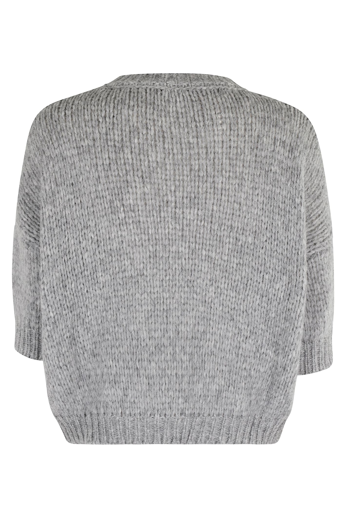 Roberto Collina Girocollo Mc In Gray