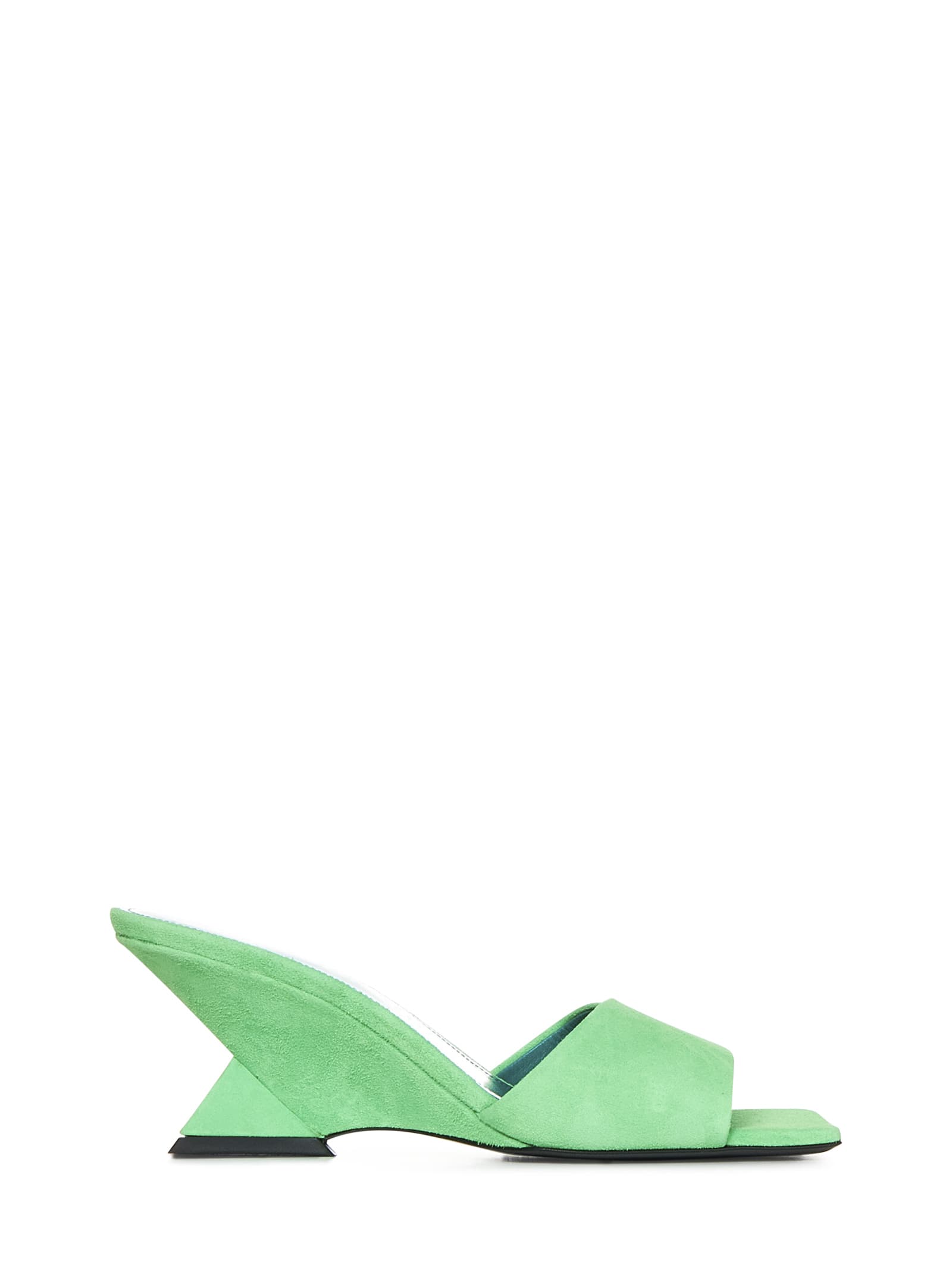 Attico Cheope 60 Mule In Green