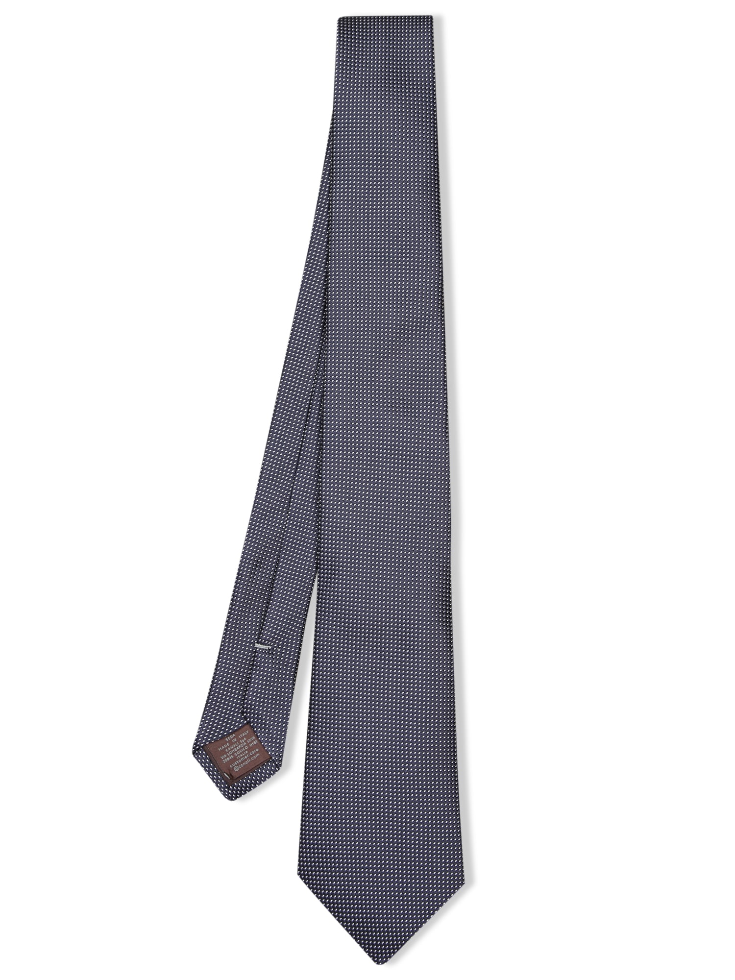 Blue/white Mini Polka Dot Tie