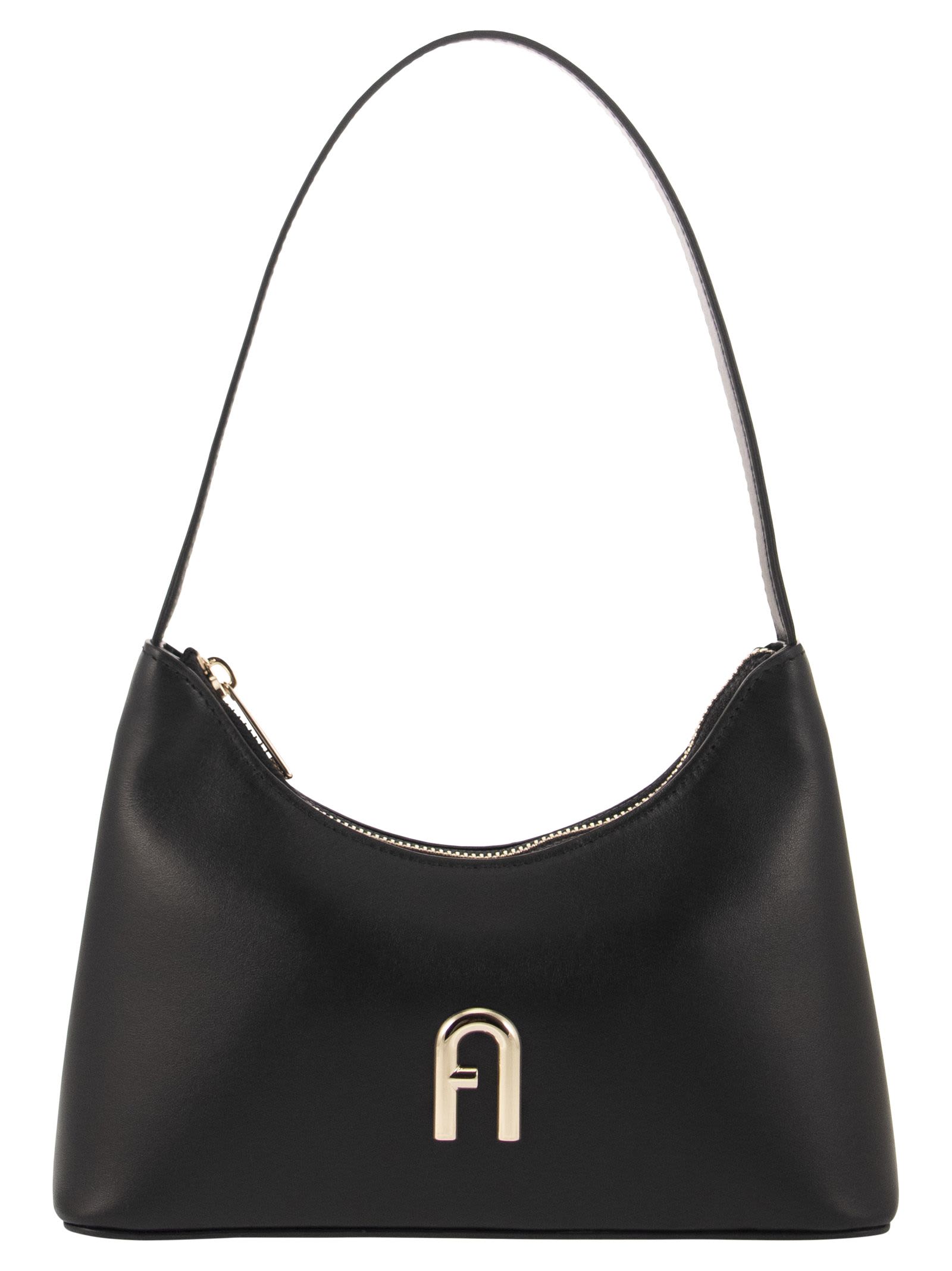 Shop Furla Diamante - Mini Olympic Shoulder Bag In Black