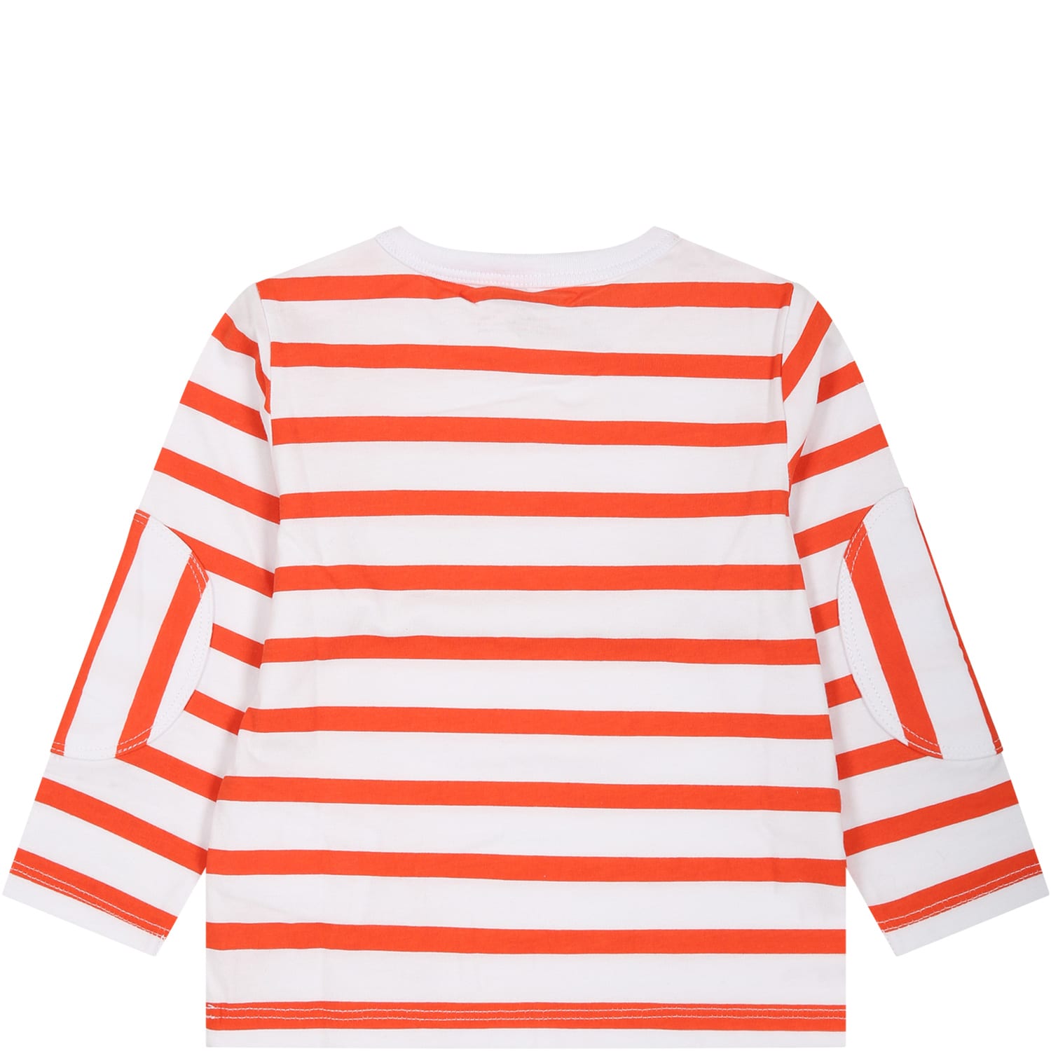 Shop Stella Mccartney White T-shirt For Baby Boy With Patch