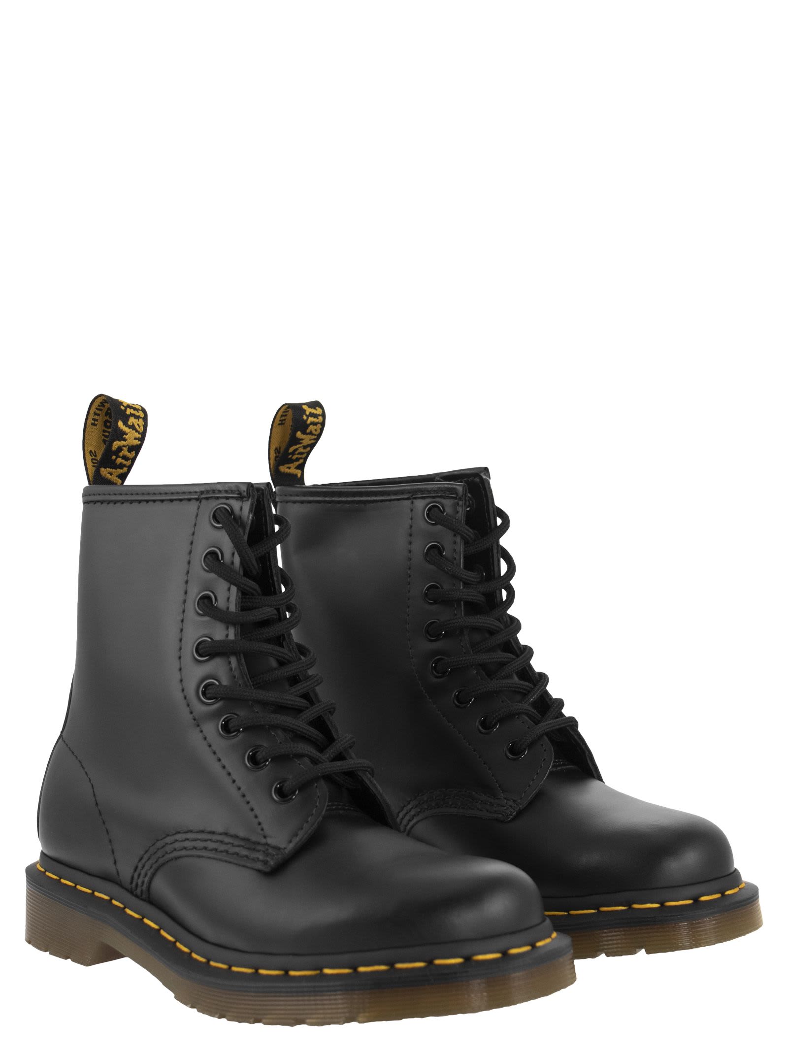 Shop Dr. Martens' 1460 Smooth - Lace-up Boot In Black