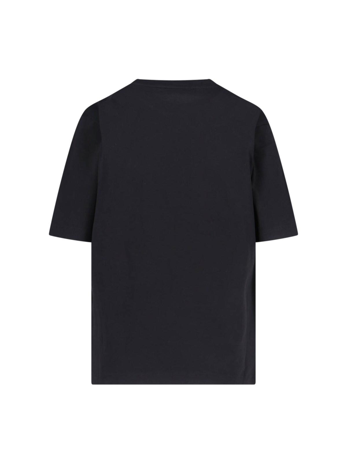 Moncler Logo T-shirt In Black