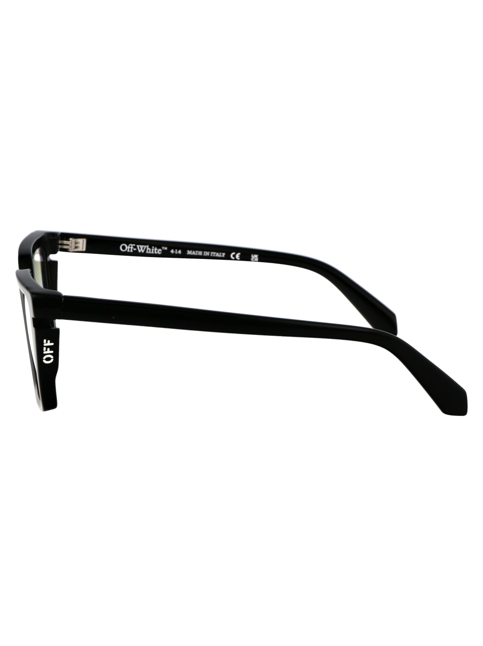 Shop Off-white Optical Style 52 Glasses In 1000 Black