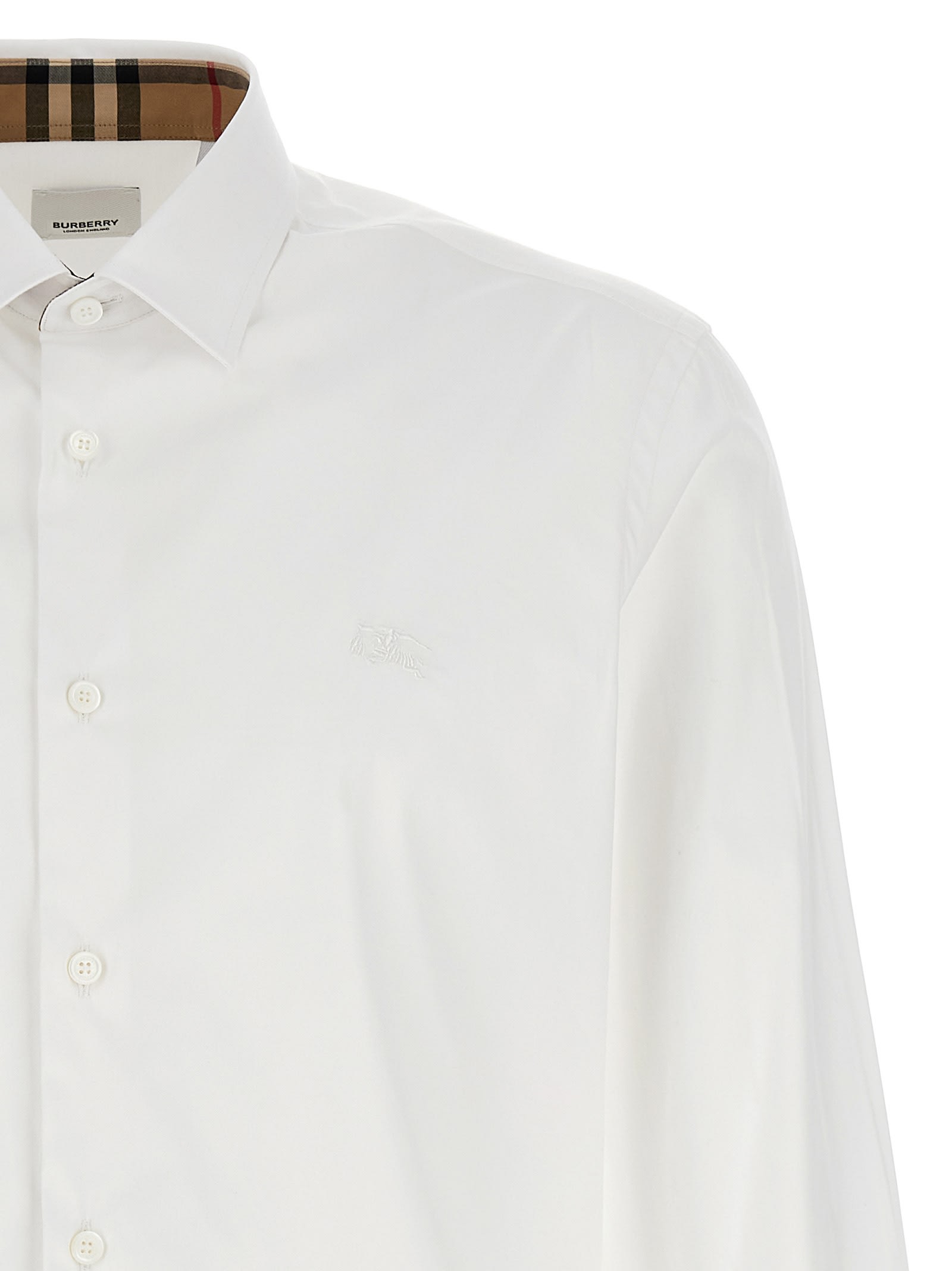 Shop Burberry Sherfield Shirt In White