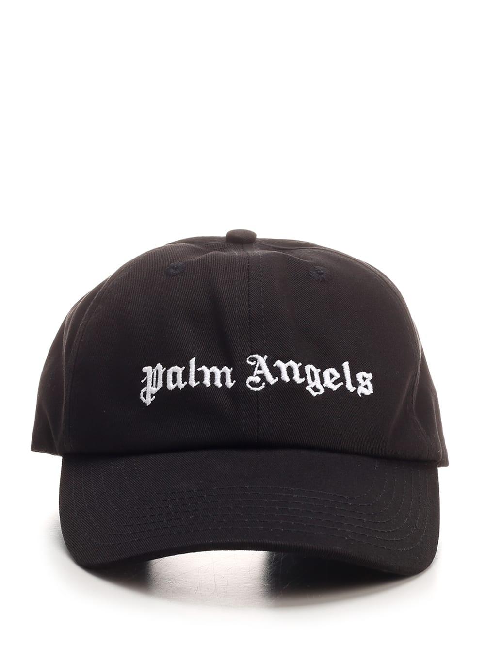 Palm Angels Black Classic Logo Baseball Cap