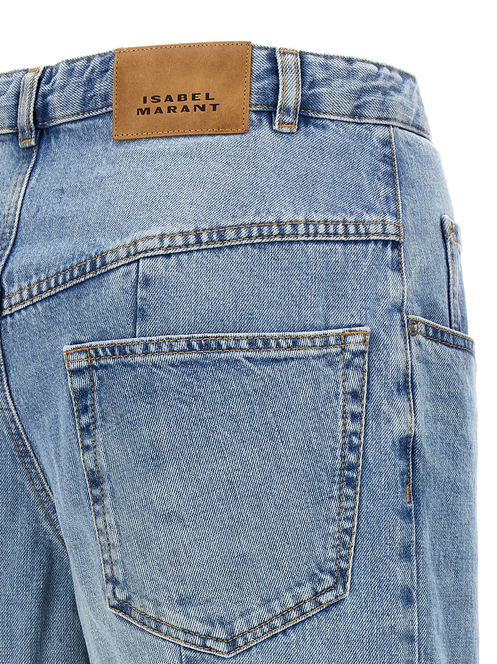 Isabel Marant Blue Norela Jeans In Light Blue