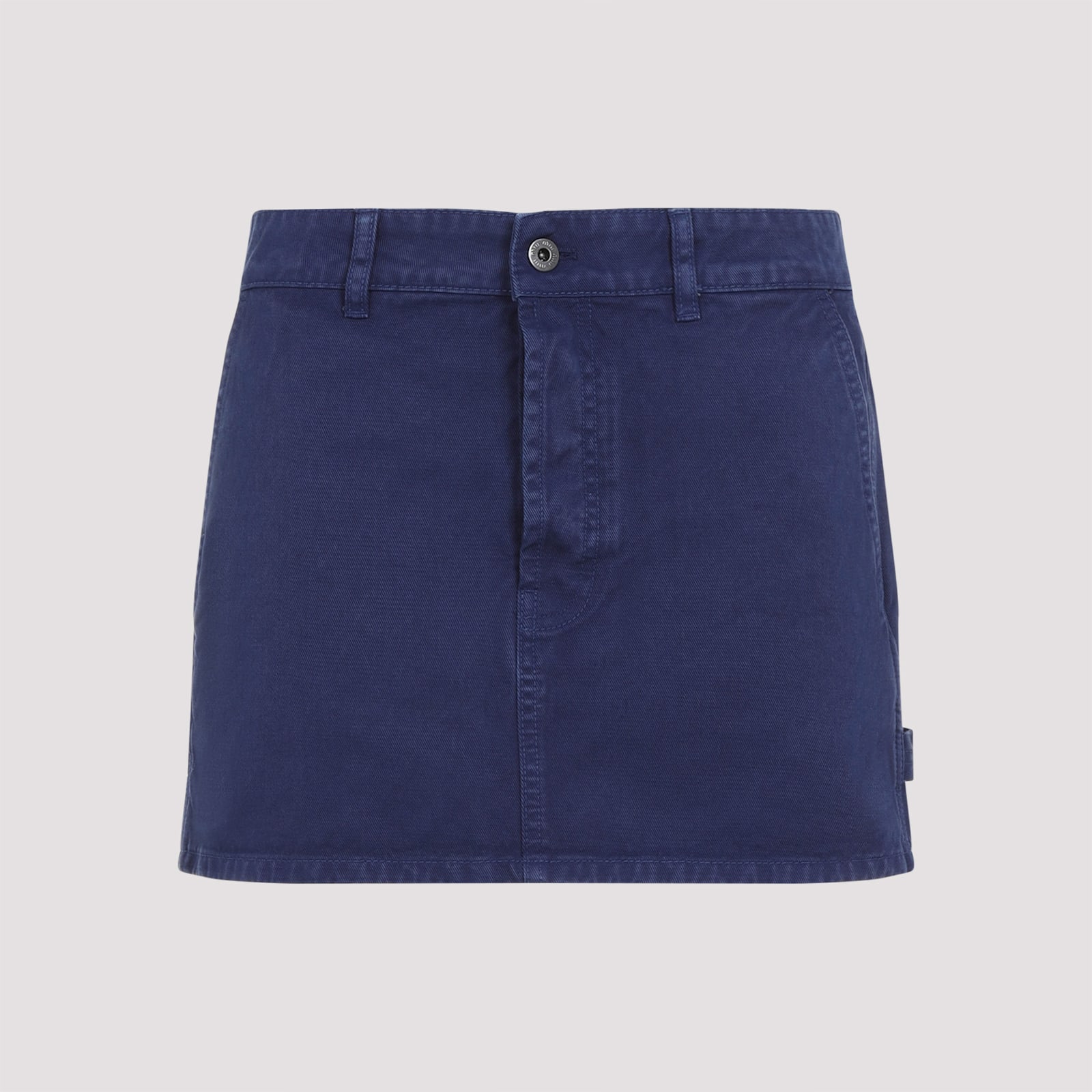 Miu Miu Mini Skirt In Indaco