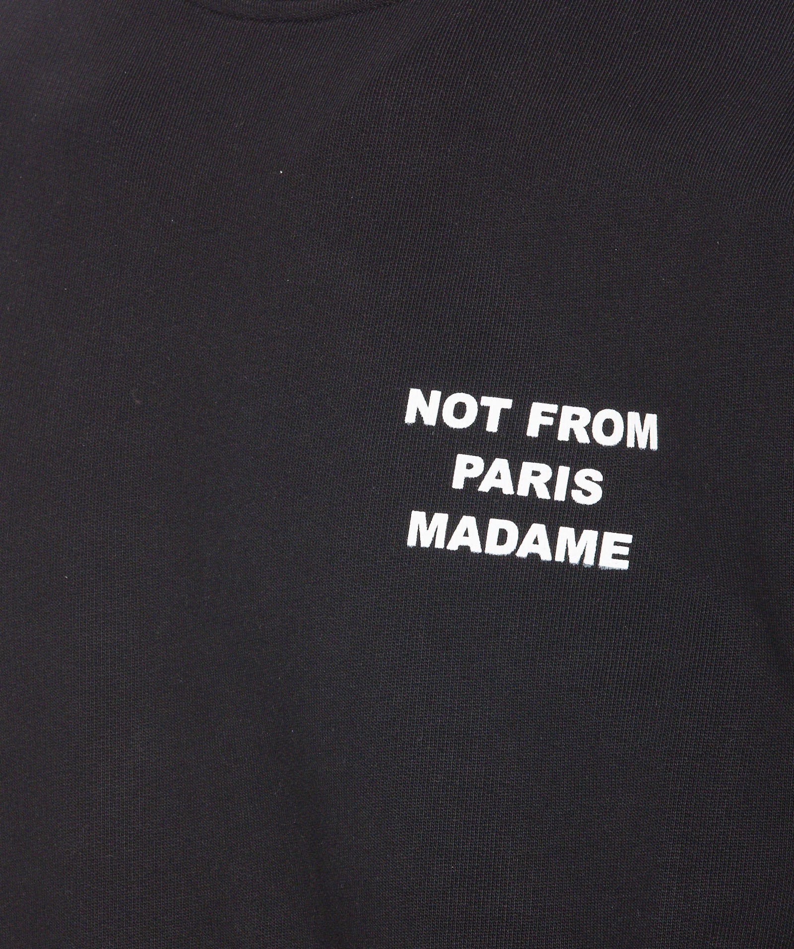 Shop Drôle De Monsieur Le Slogan Sweatshirt In Black