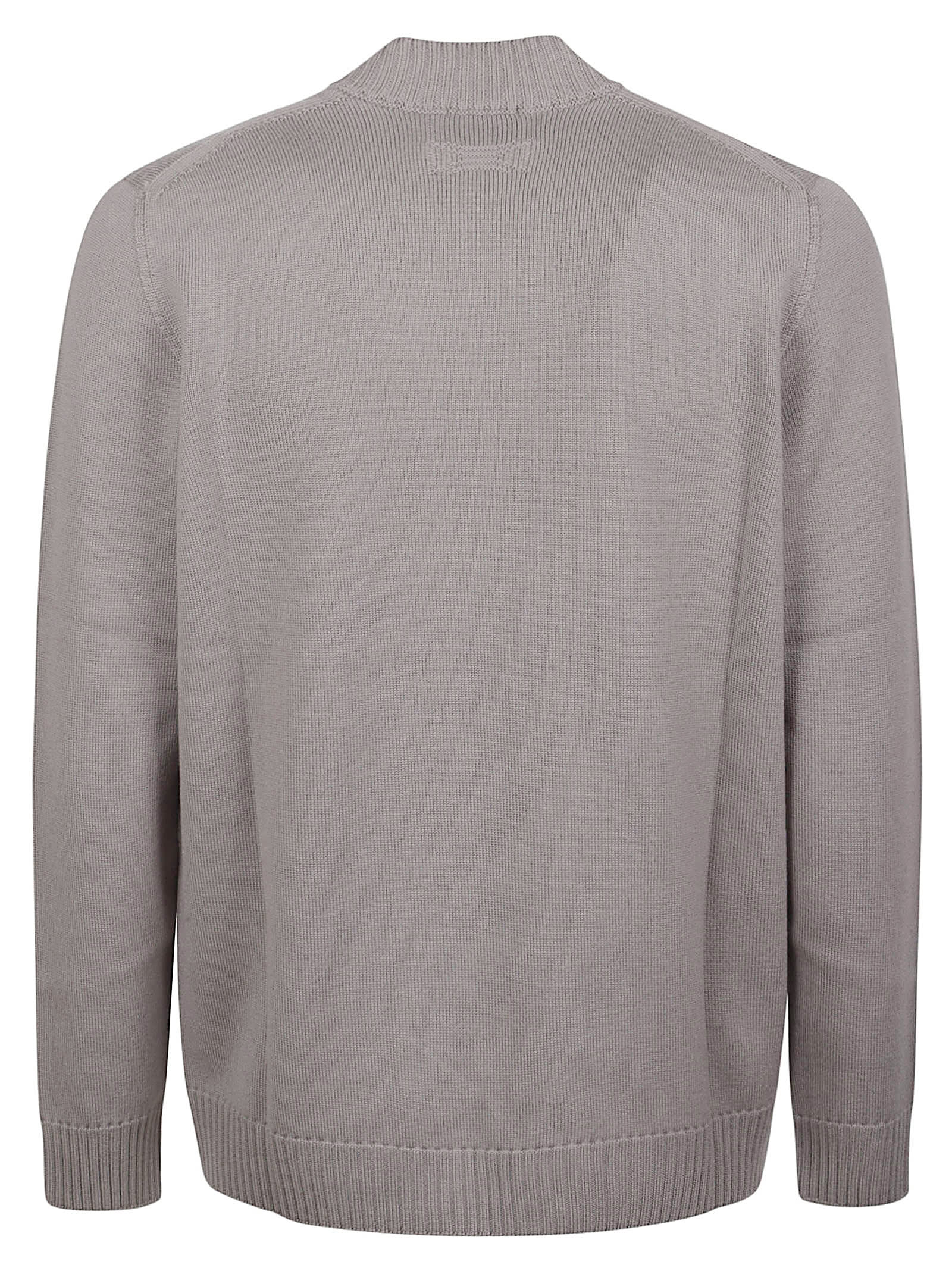 Drumohr High Neck Sweater In Gray