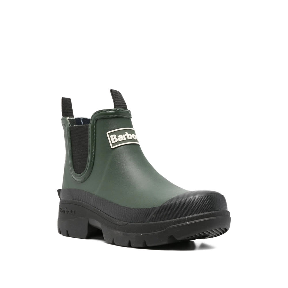 Barbour Nimbus Waterproof Chelsea Rain Boot In Green