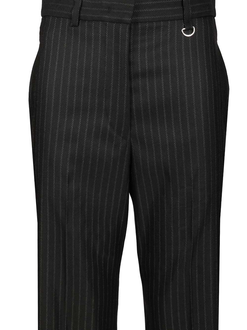 Isabel Marant Noanda Pinstriped Suit Trousers In Black