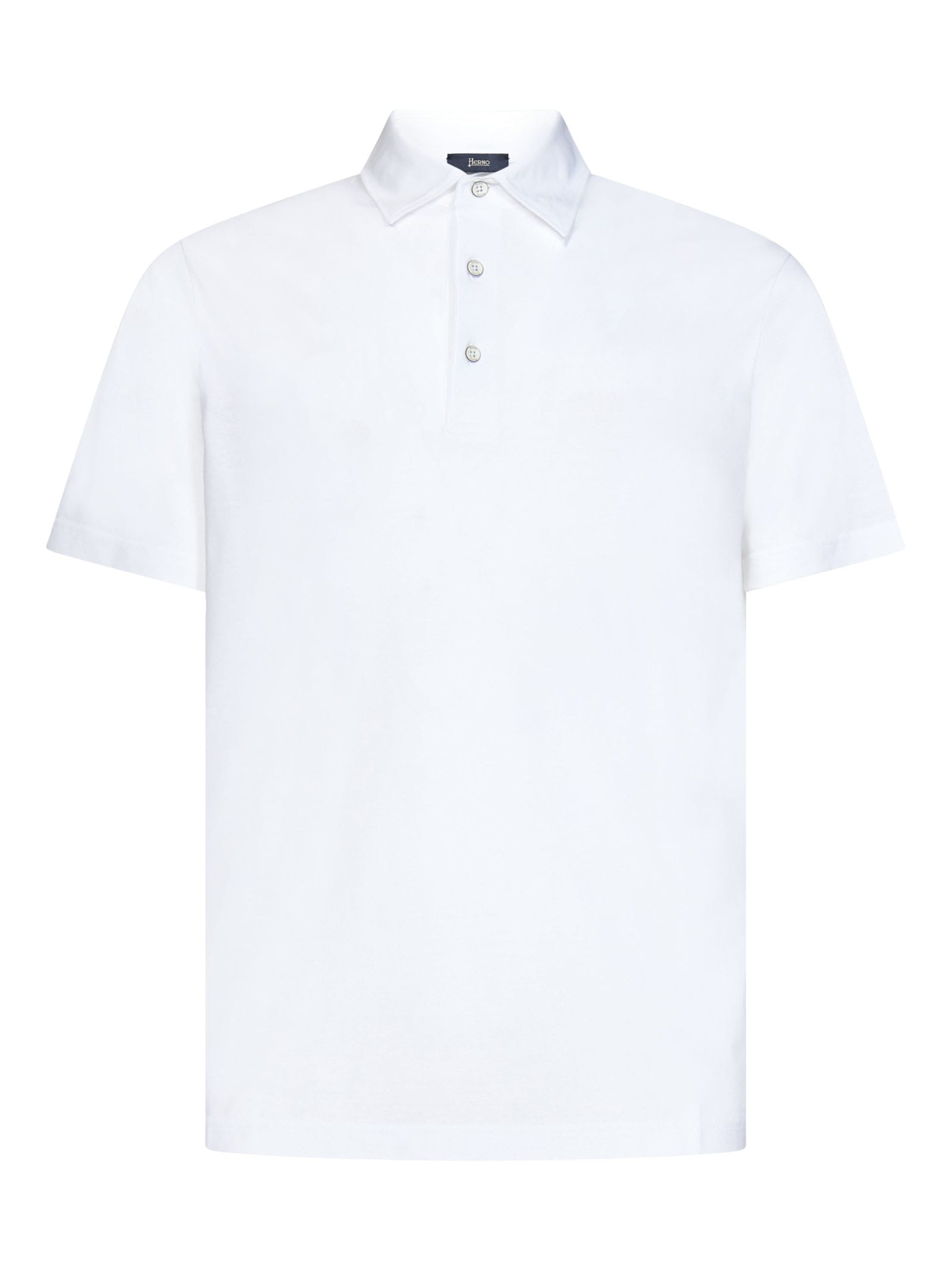 Herno Polo Shirt In Bianco